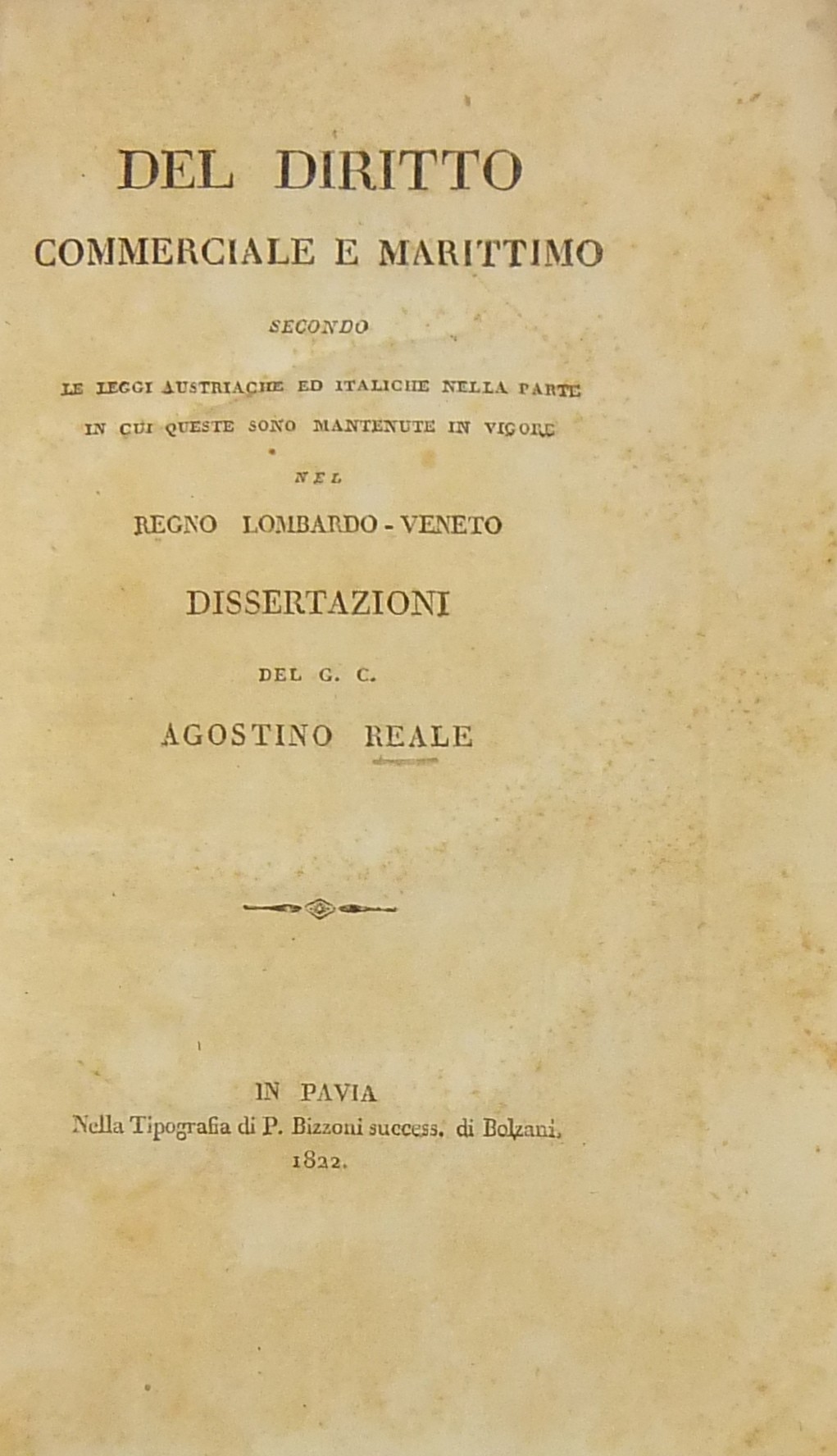 Del diritto commerciale e marittimo secondo le leggi austriache ed italiche