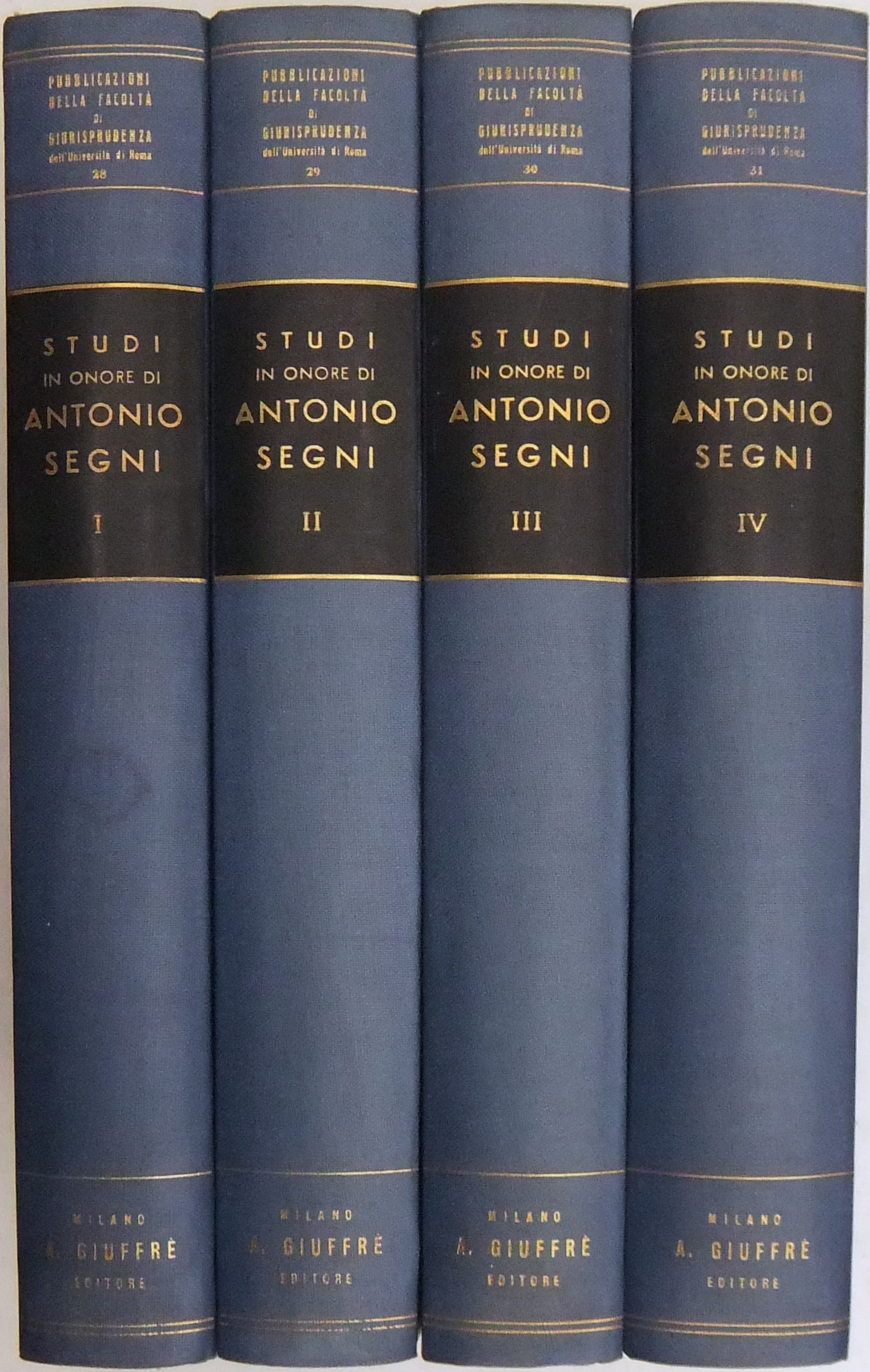 Studi in onore di Antonio Segni