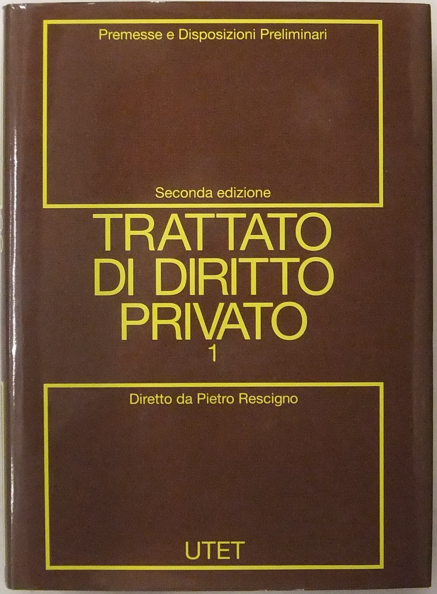 Trattato di diritto privato.