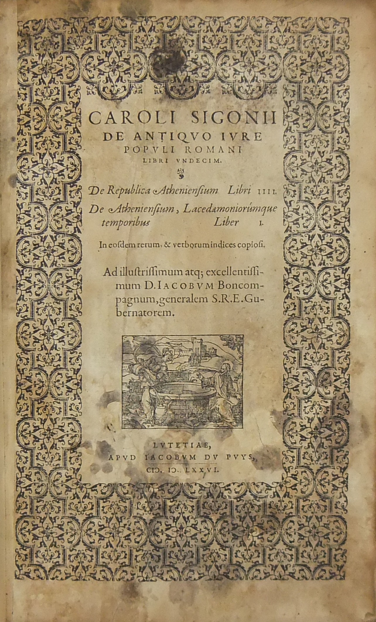Caroli Sigonii De antiquo iure populi Romani libri undecim.