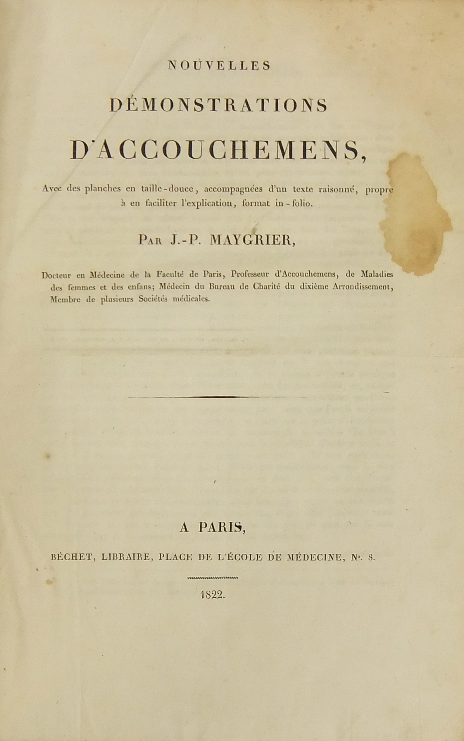 Nouvelles demonstrations d'accouchemens avec des planches