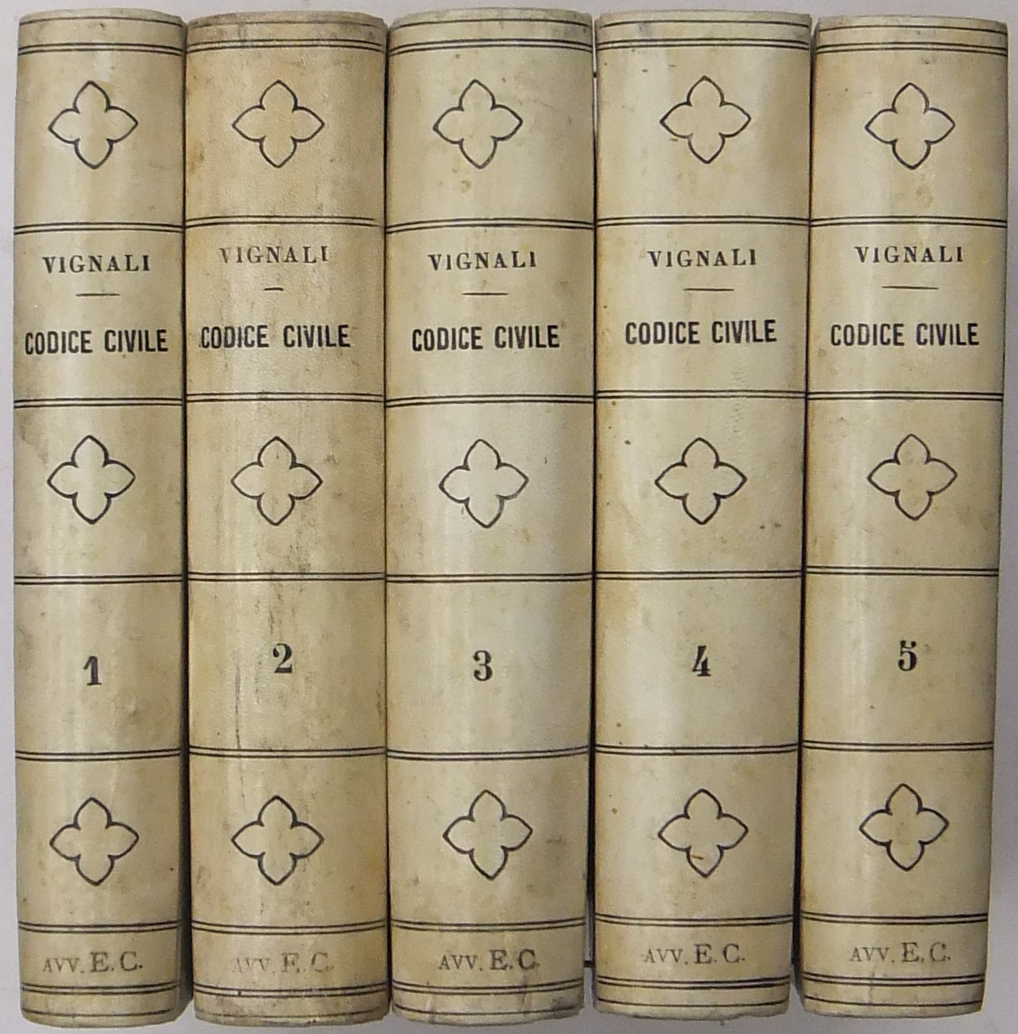 Commentario del Codice Civile Italiano per l'Avv. Giovanni Vignali collaboratore Avv. Vincenzo De Carolis