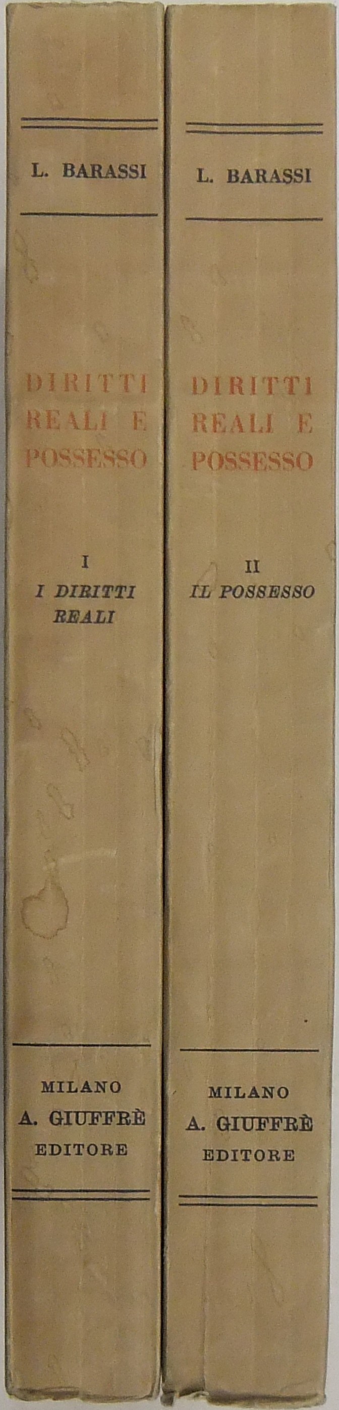 Diritti reali e possesso. Vol. I - I diritti reali. Vol. II - Il possesso