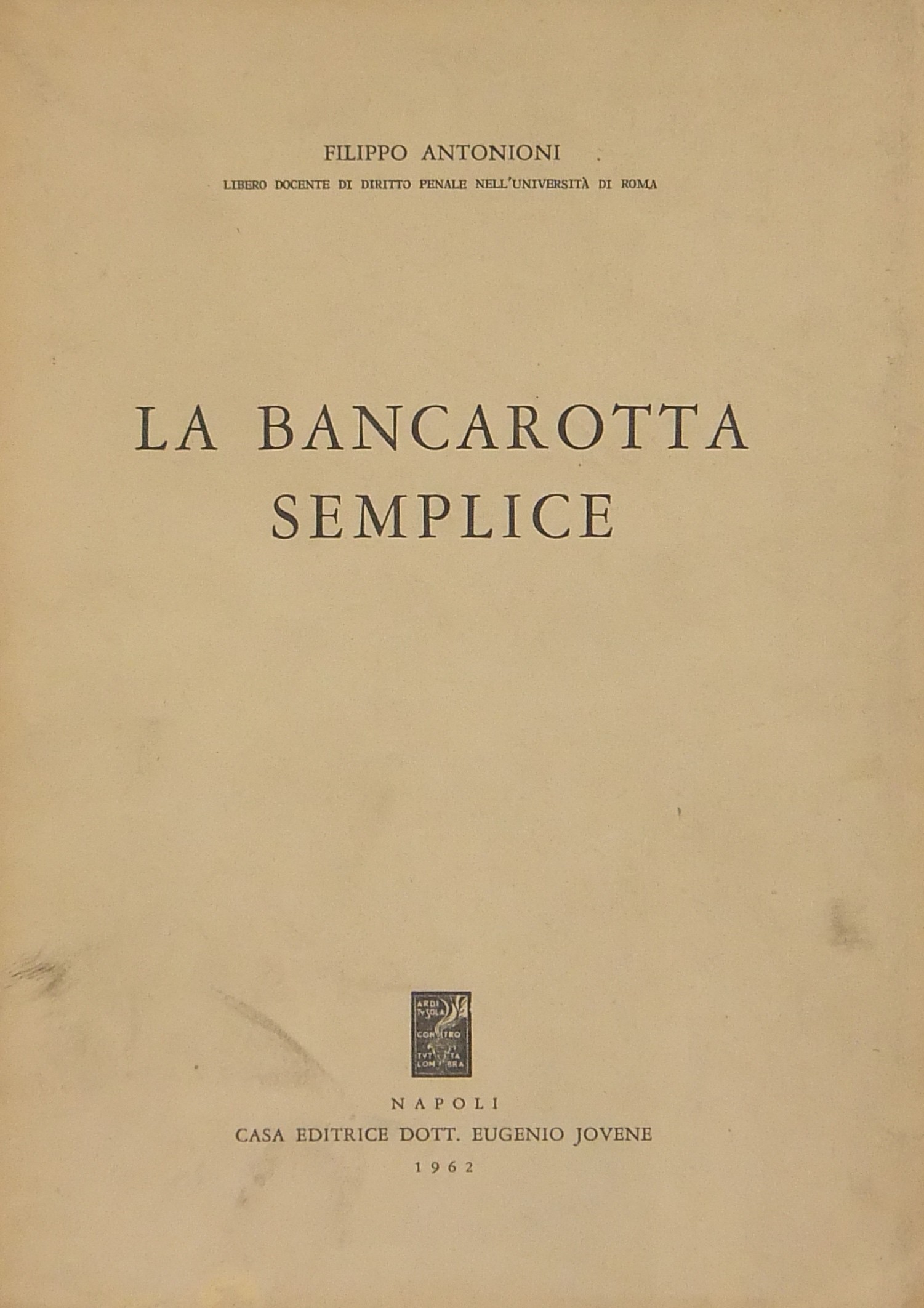 La bancarotta semplice