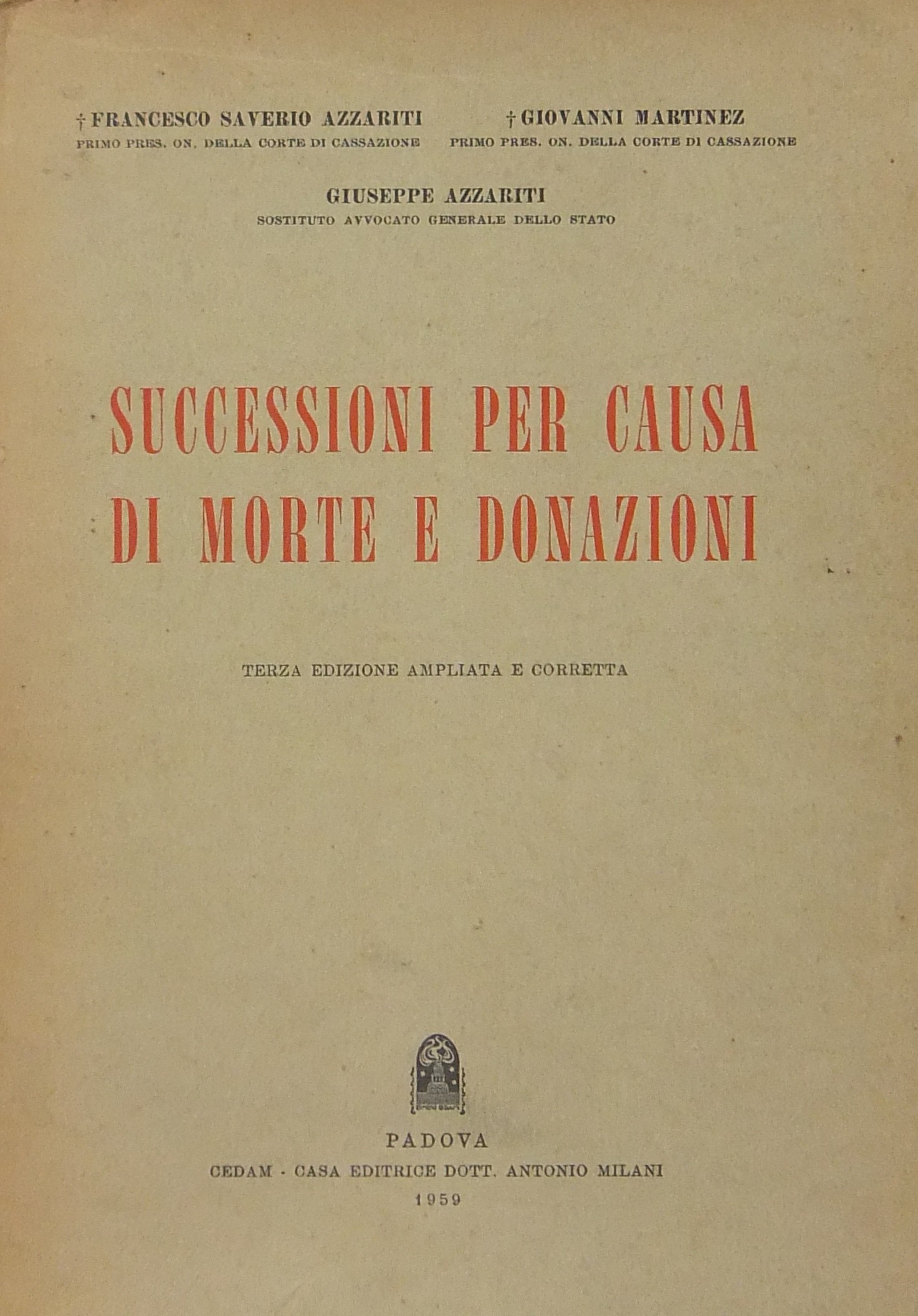 Successioni per causa di morte e donazioni