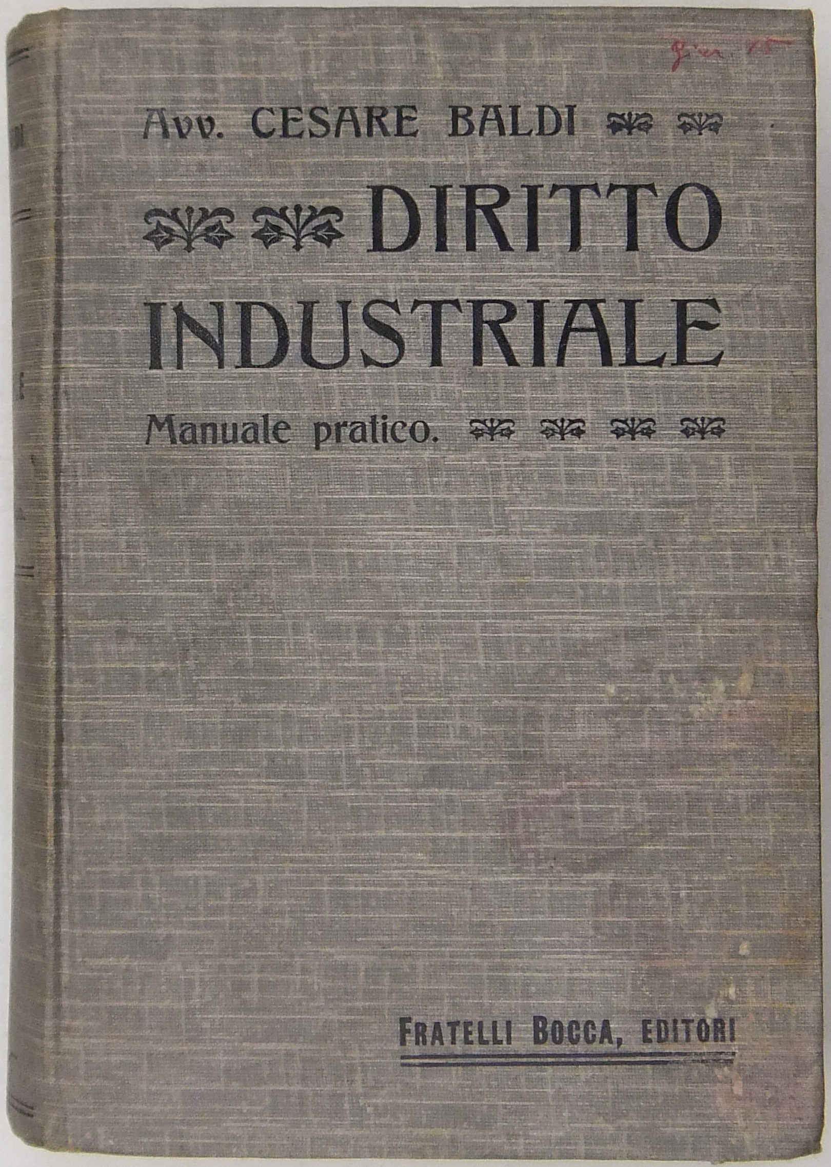 Manuale pratico di diritto industriale in ordine alfabetico