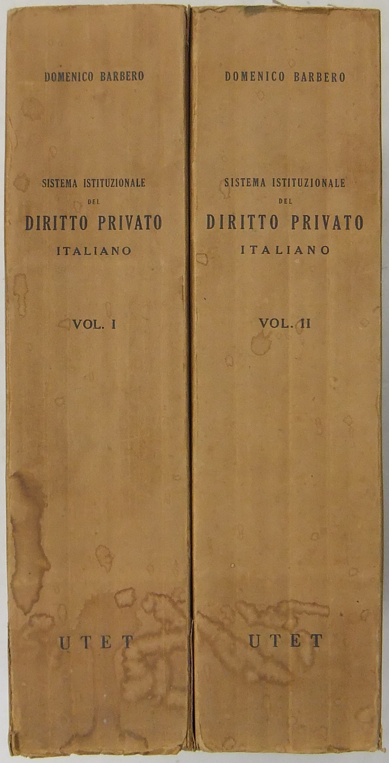 Sistema istituzionale del diritto privato italiano