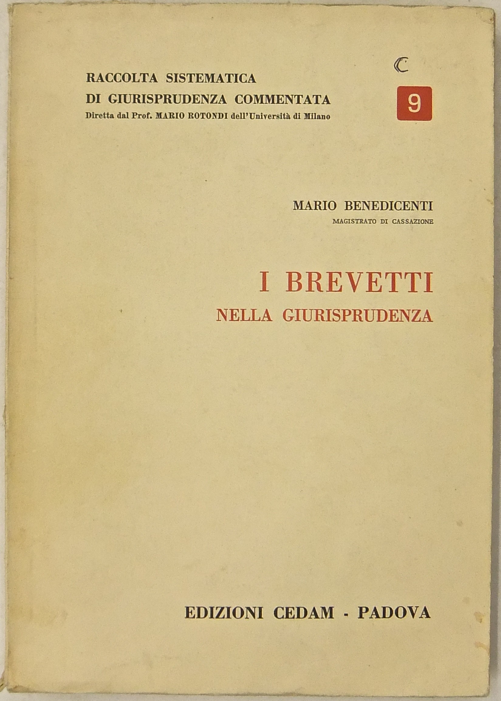 I brevetti nella giurisprudenza