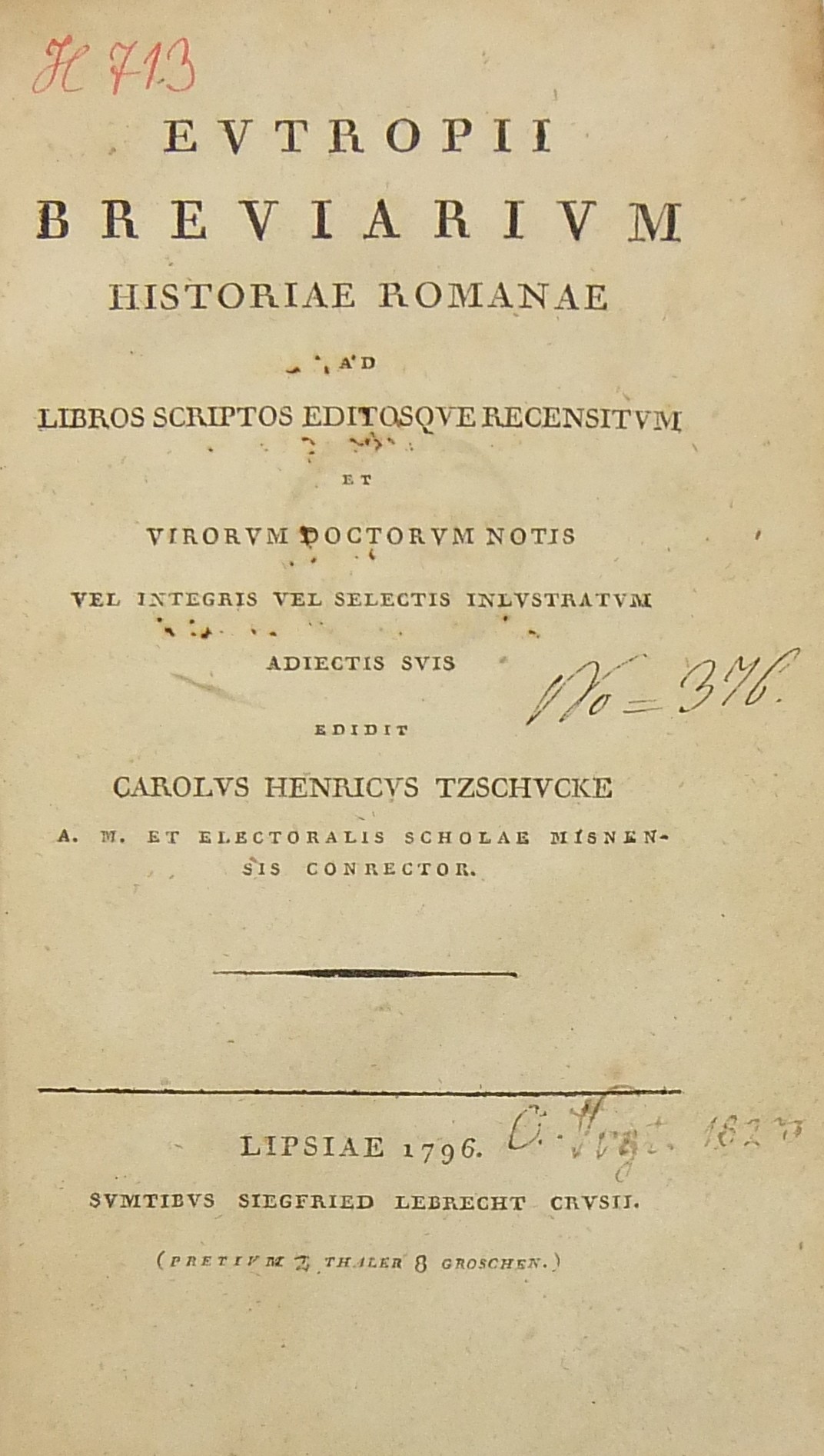 Eutropii Breviarum historiae romanae 