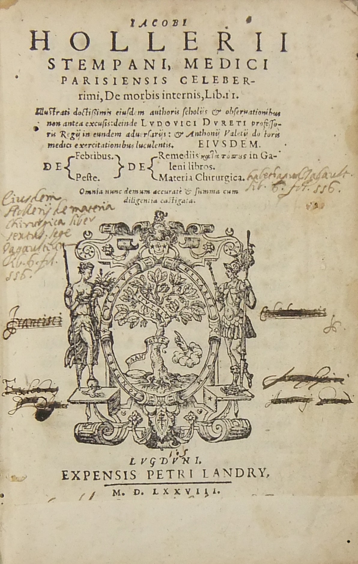 Iacobi Hollerii Stempani... De morbis internis 
