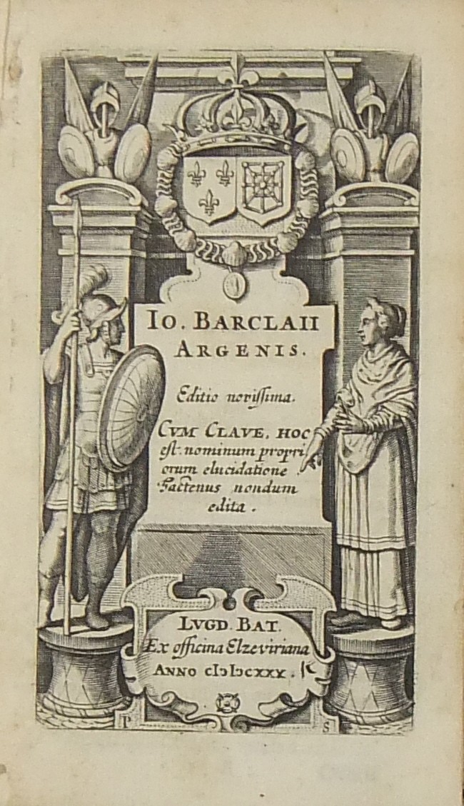 Joannis Barclaii ... Argenis. Editio novissima. 