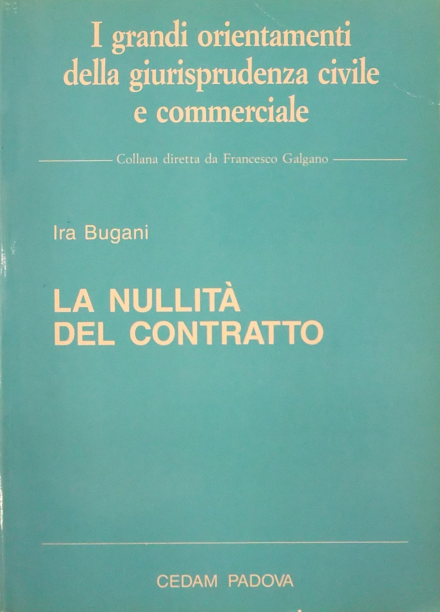 La nullità del contratto