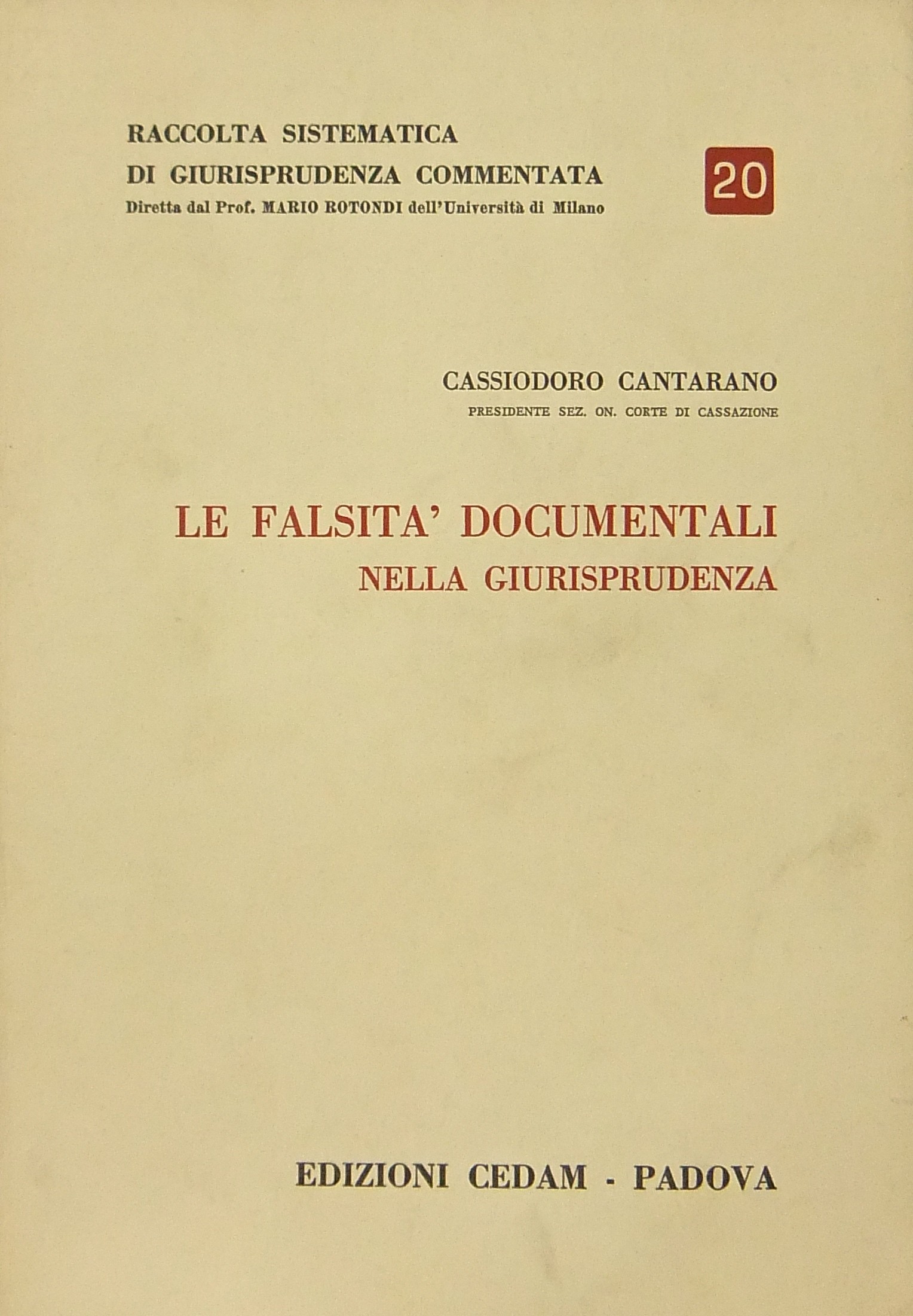 Le falsità documentali nella giurisprudenza