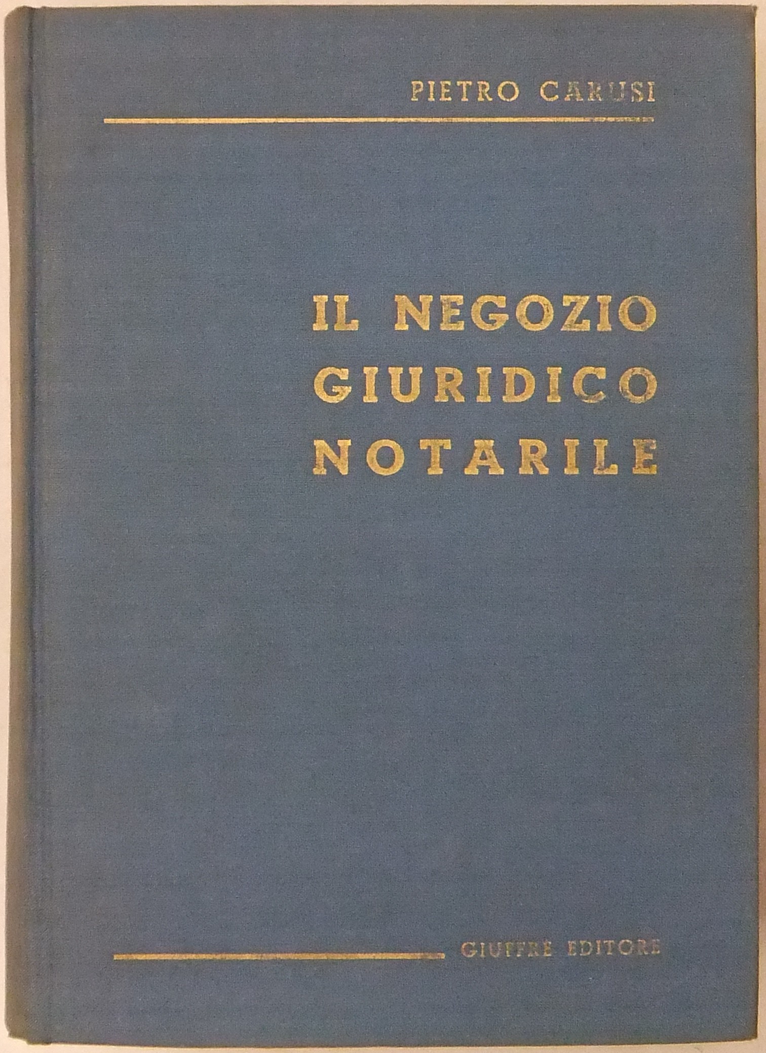 Il negozio giuridico notarile
