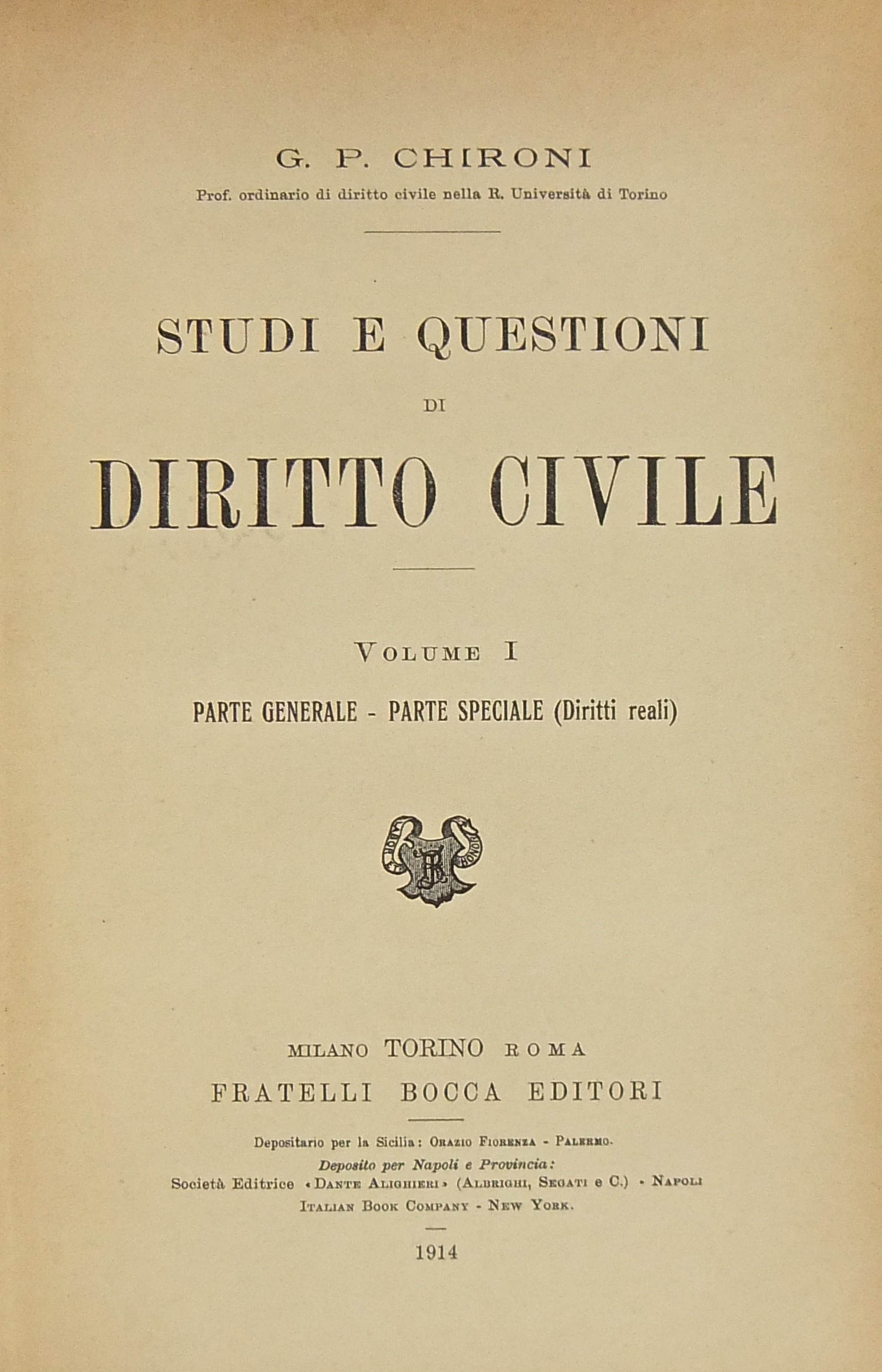 Studi e questioni di diritto civile.