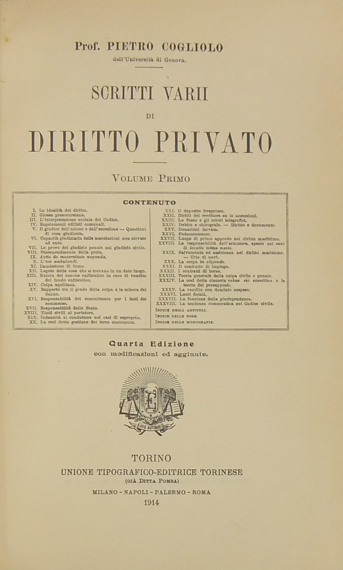 Scritti varii di diritto privato