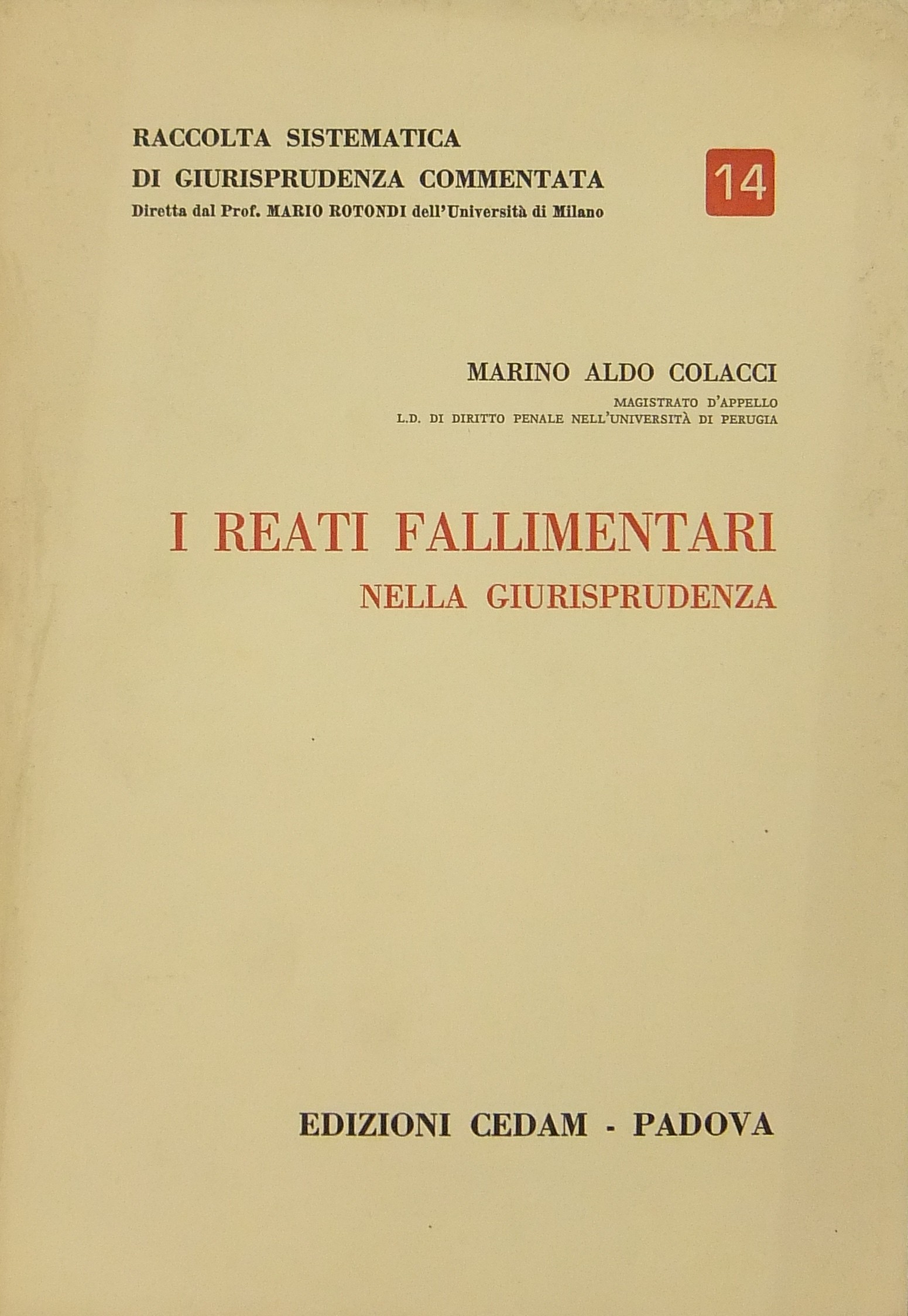 I reati fallimentari nella giurisprudenza