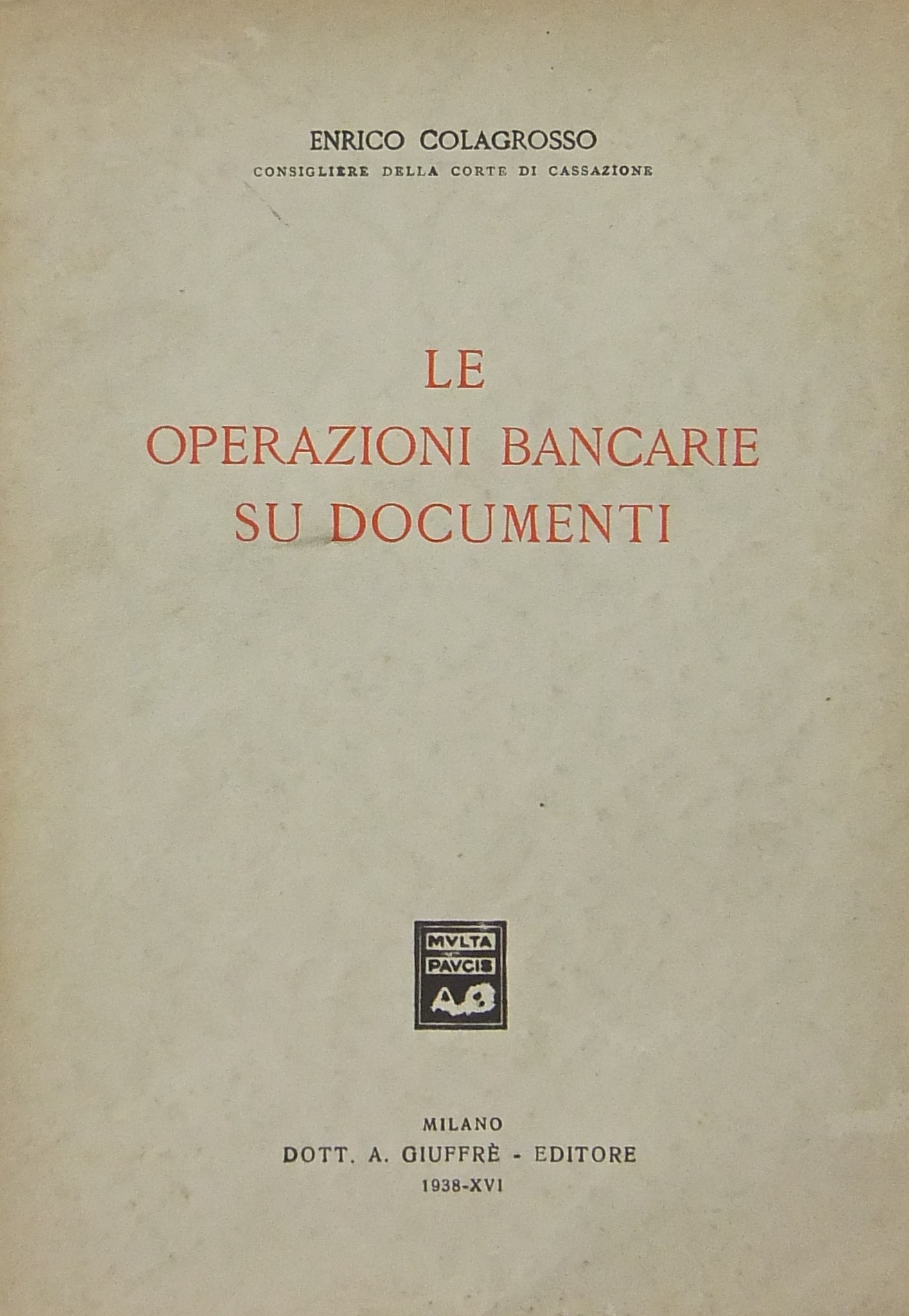 Le operazioni bancarie su documenti