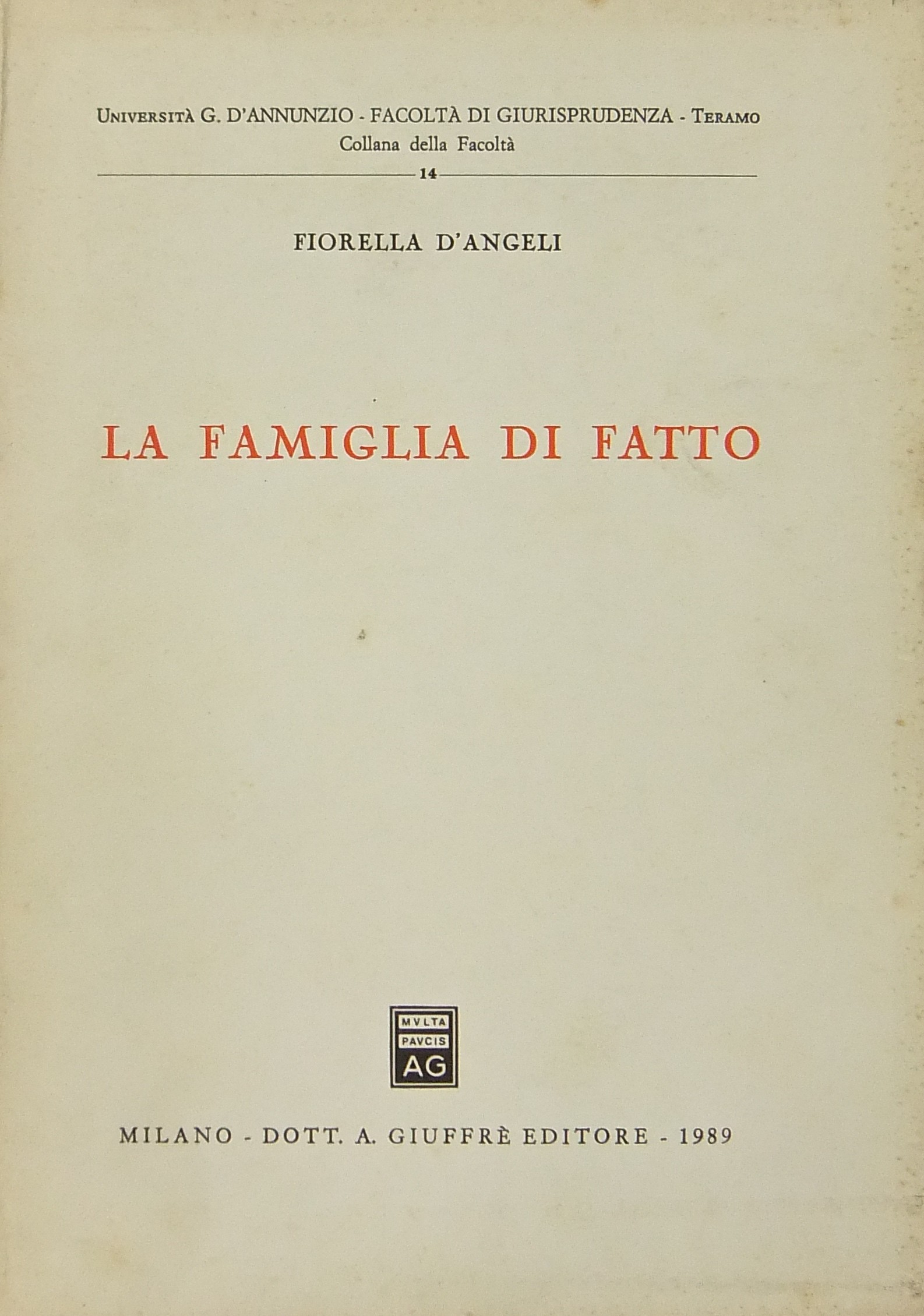La famiglia di fatto