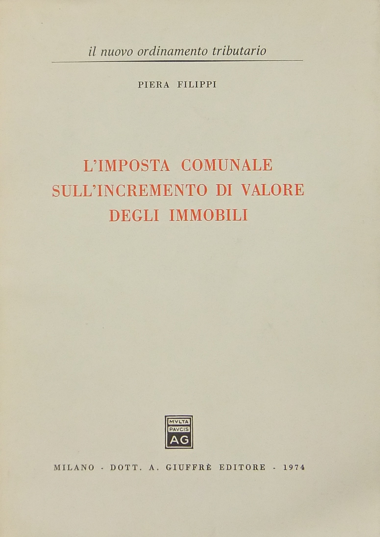 L'imposta comunale sull'incremento di valore degli immobili