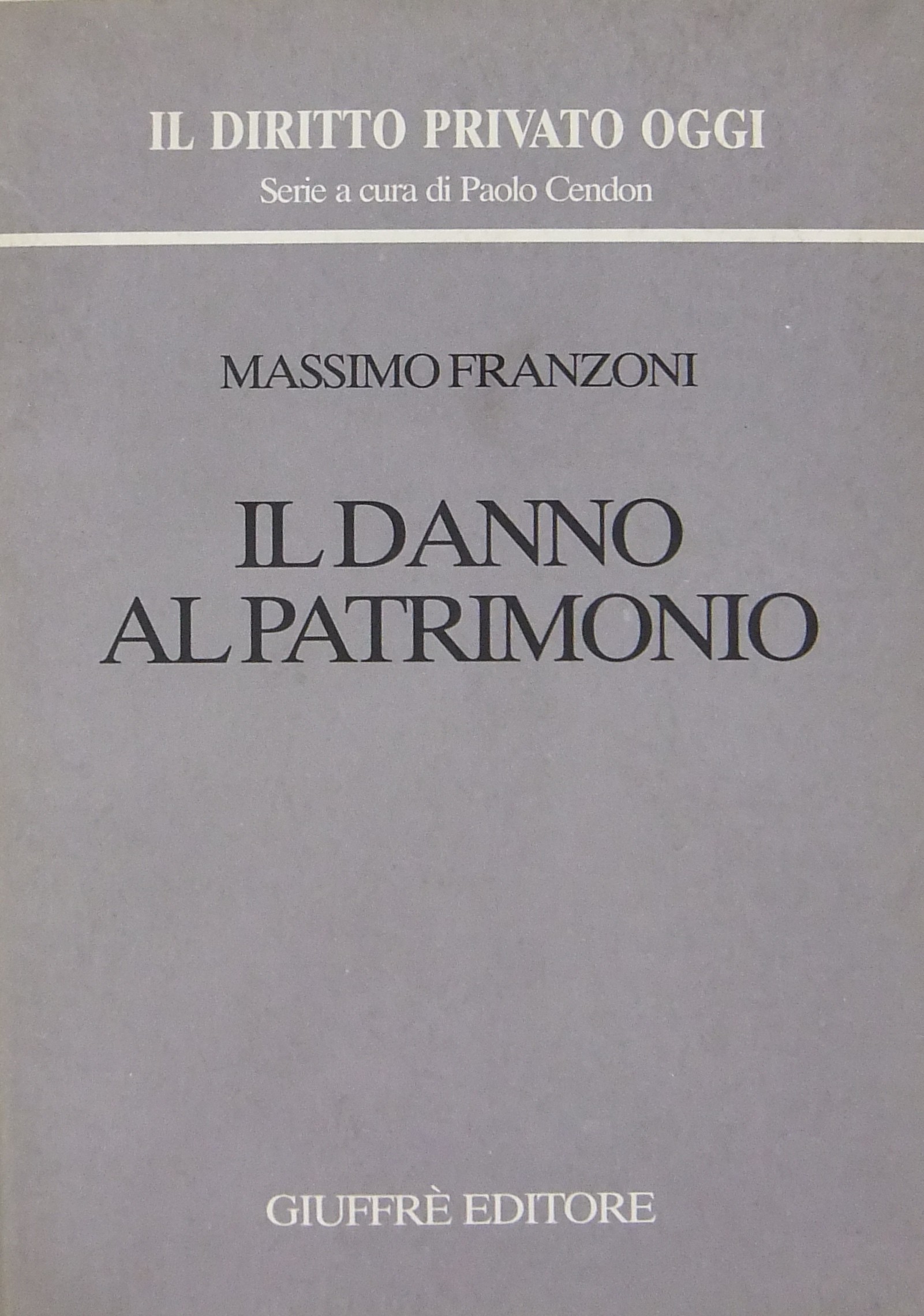 Il danno al patrimonio