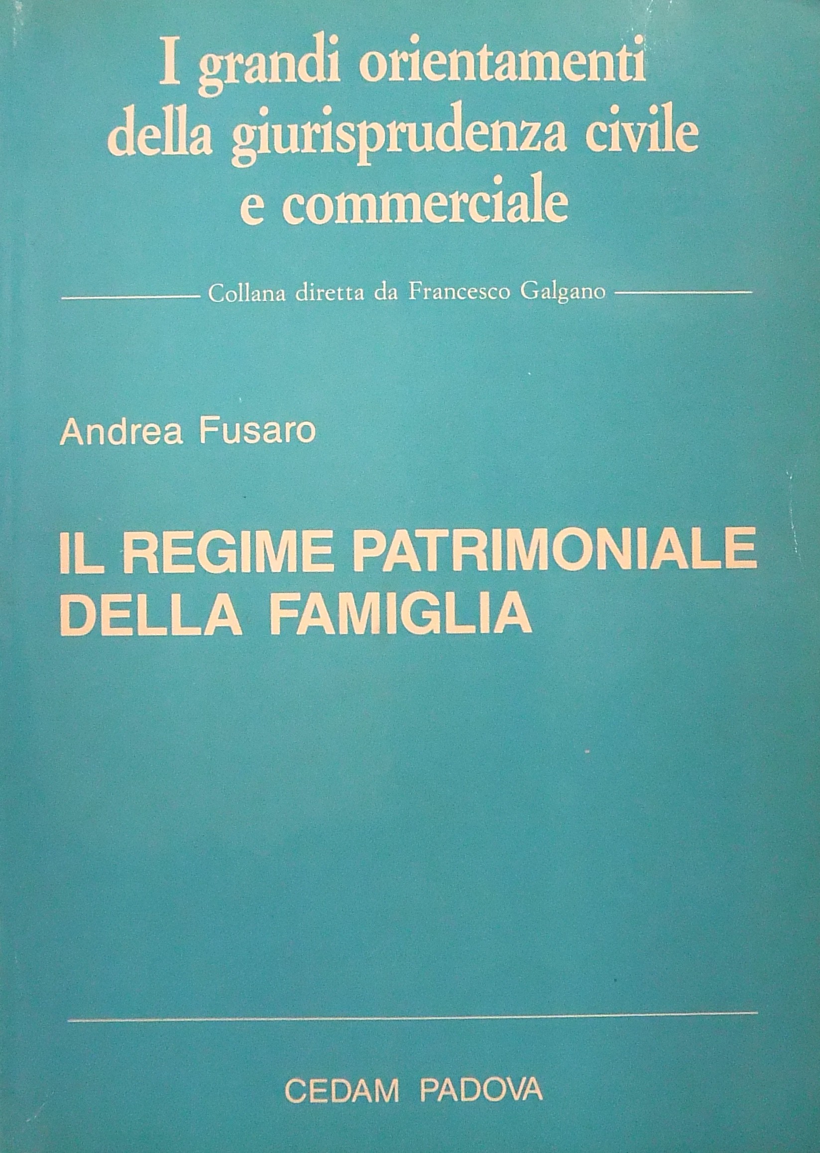 Il regime patrimoniale della famiglia