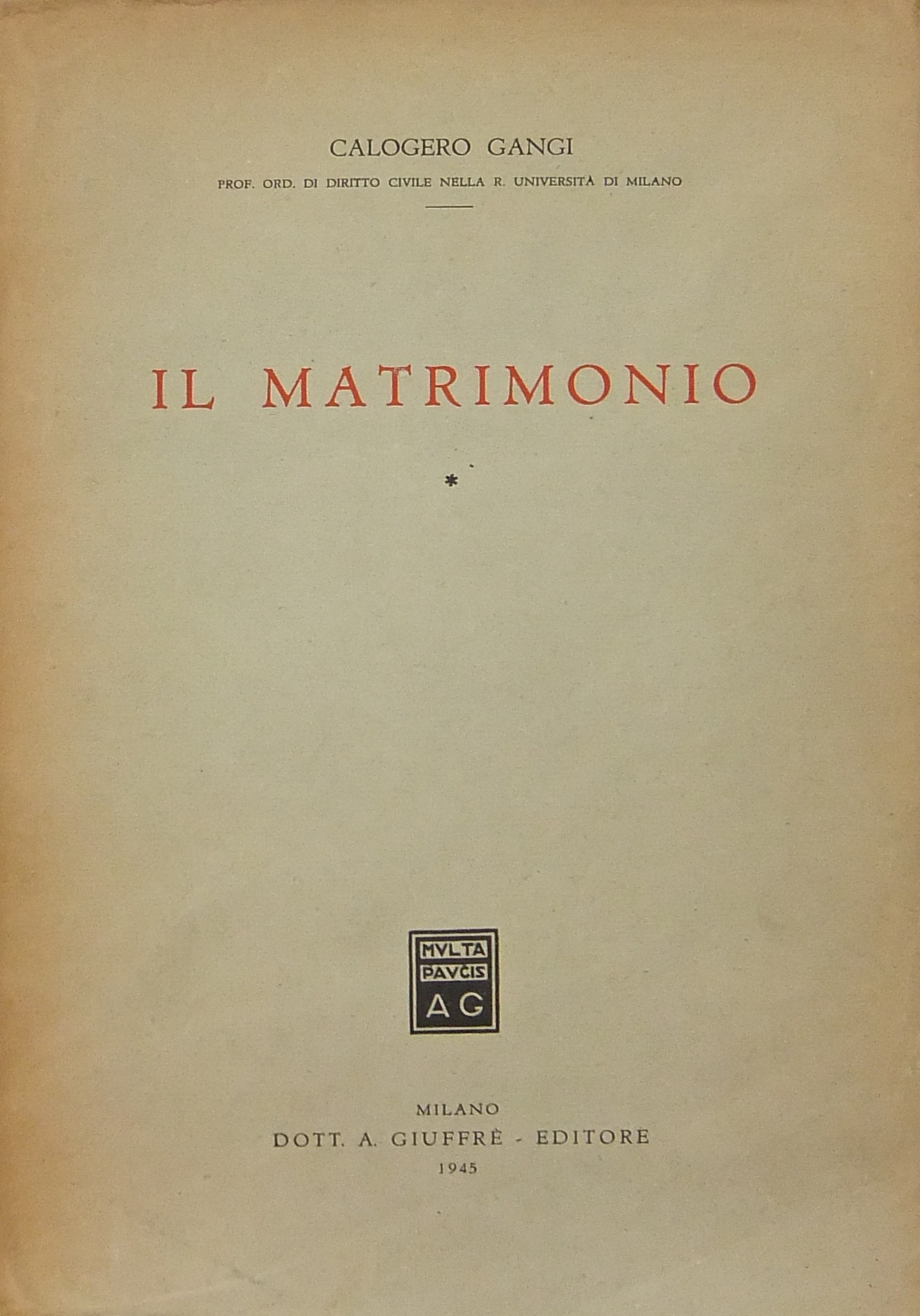 Il matrimonio