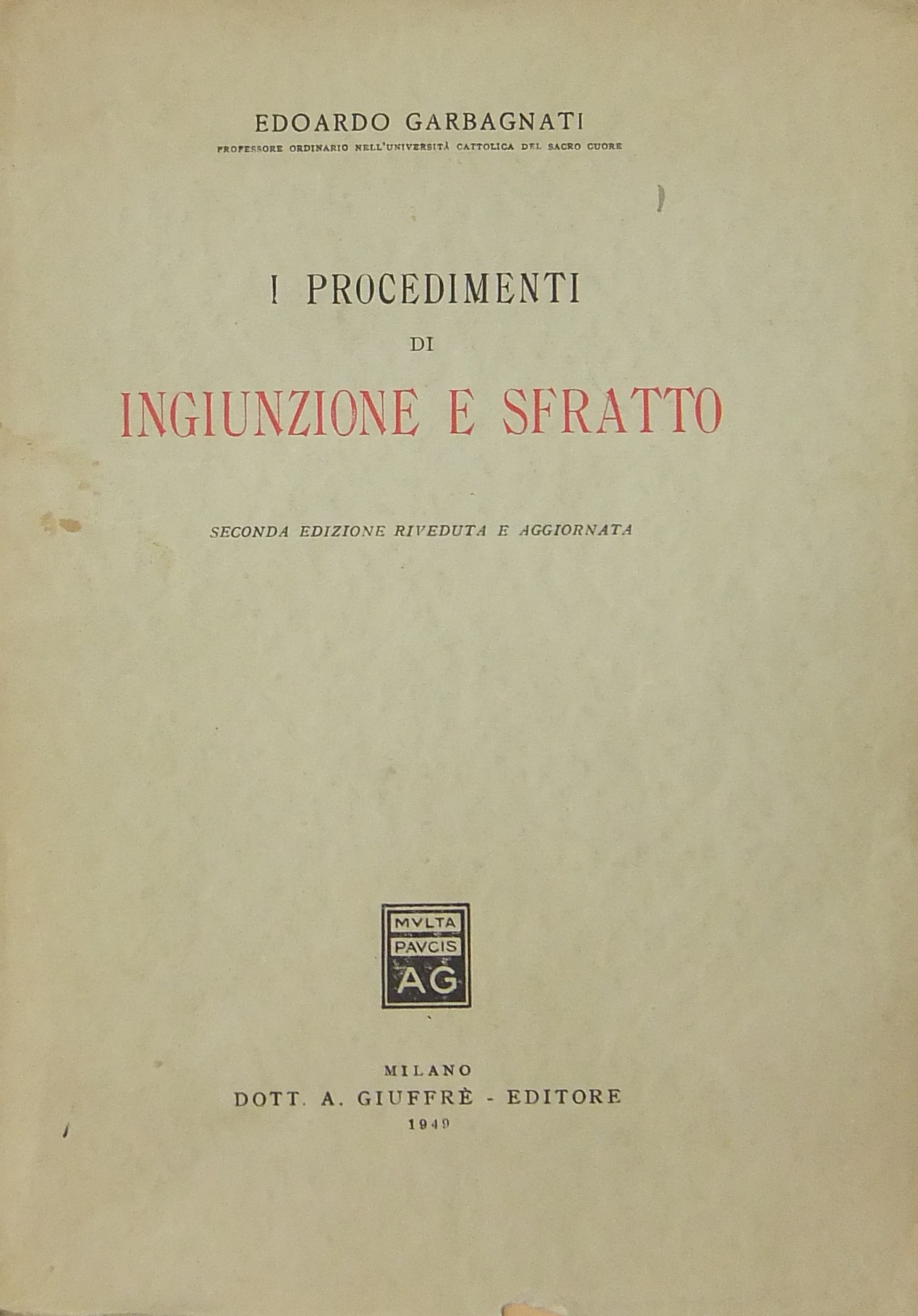 I procedimenti di ingiunzione e sfratto