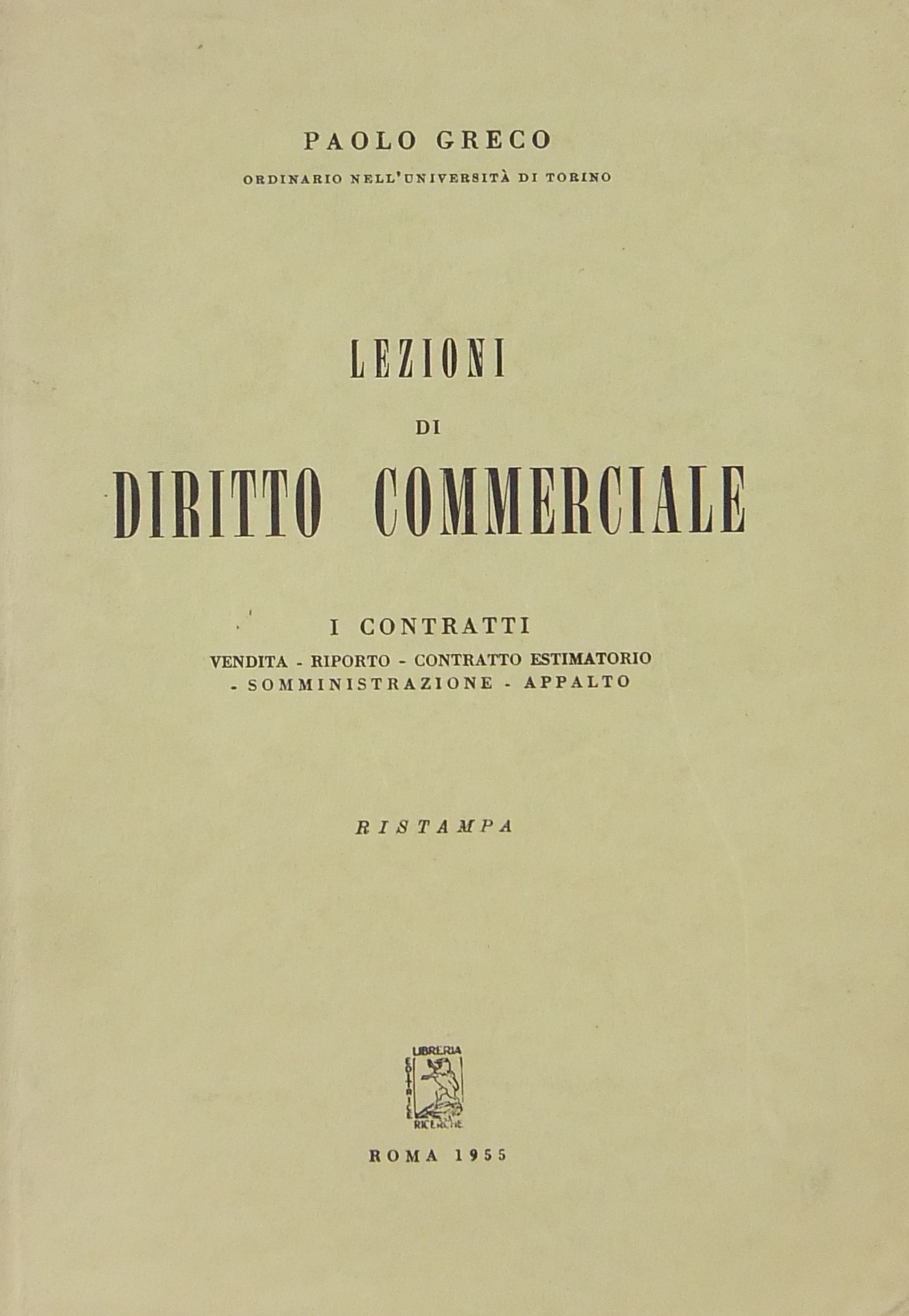 Lezioni di diritto commerciale I contratti.