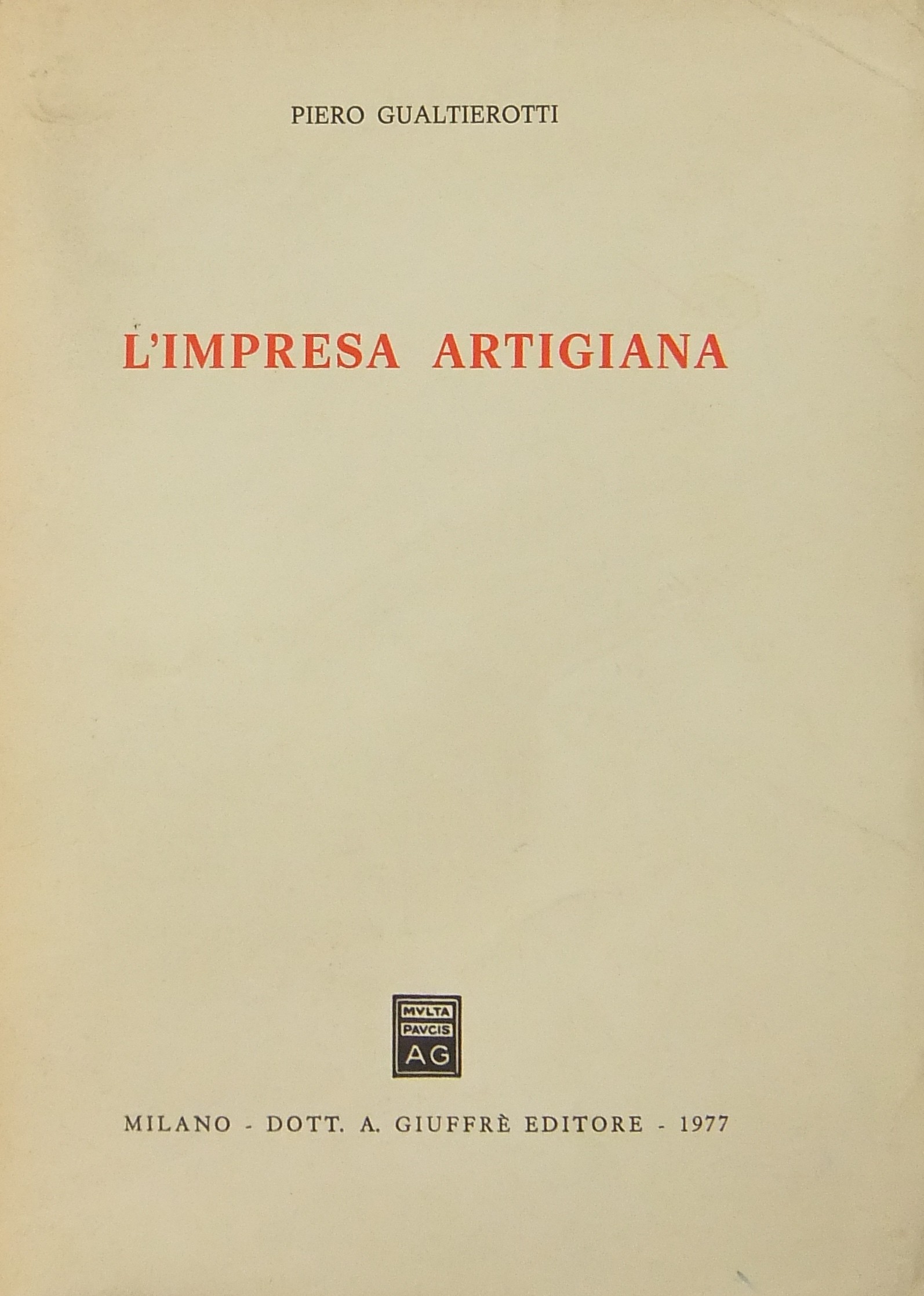 L'impresa artigiana