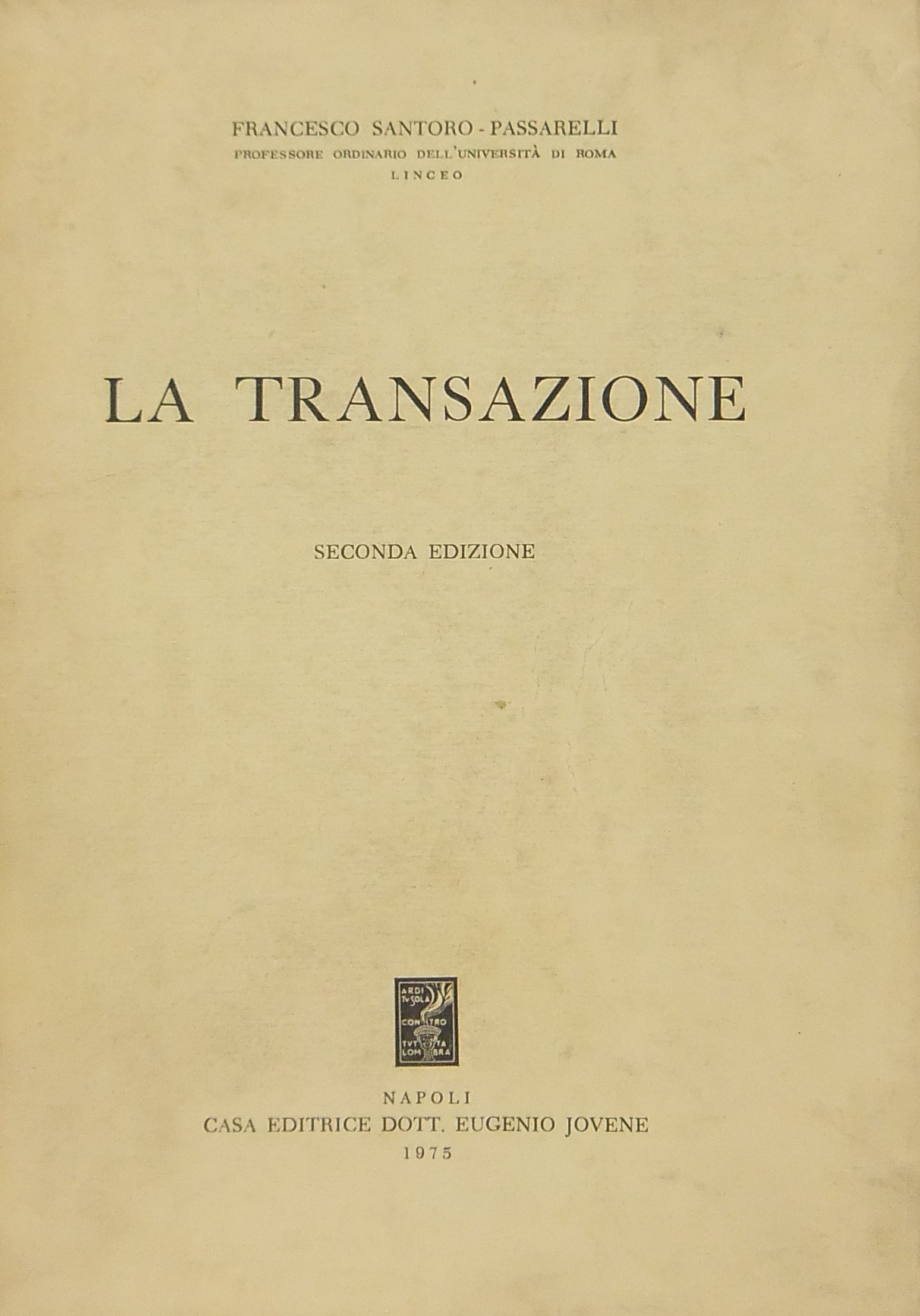 La transazione.