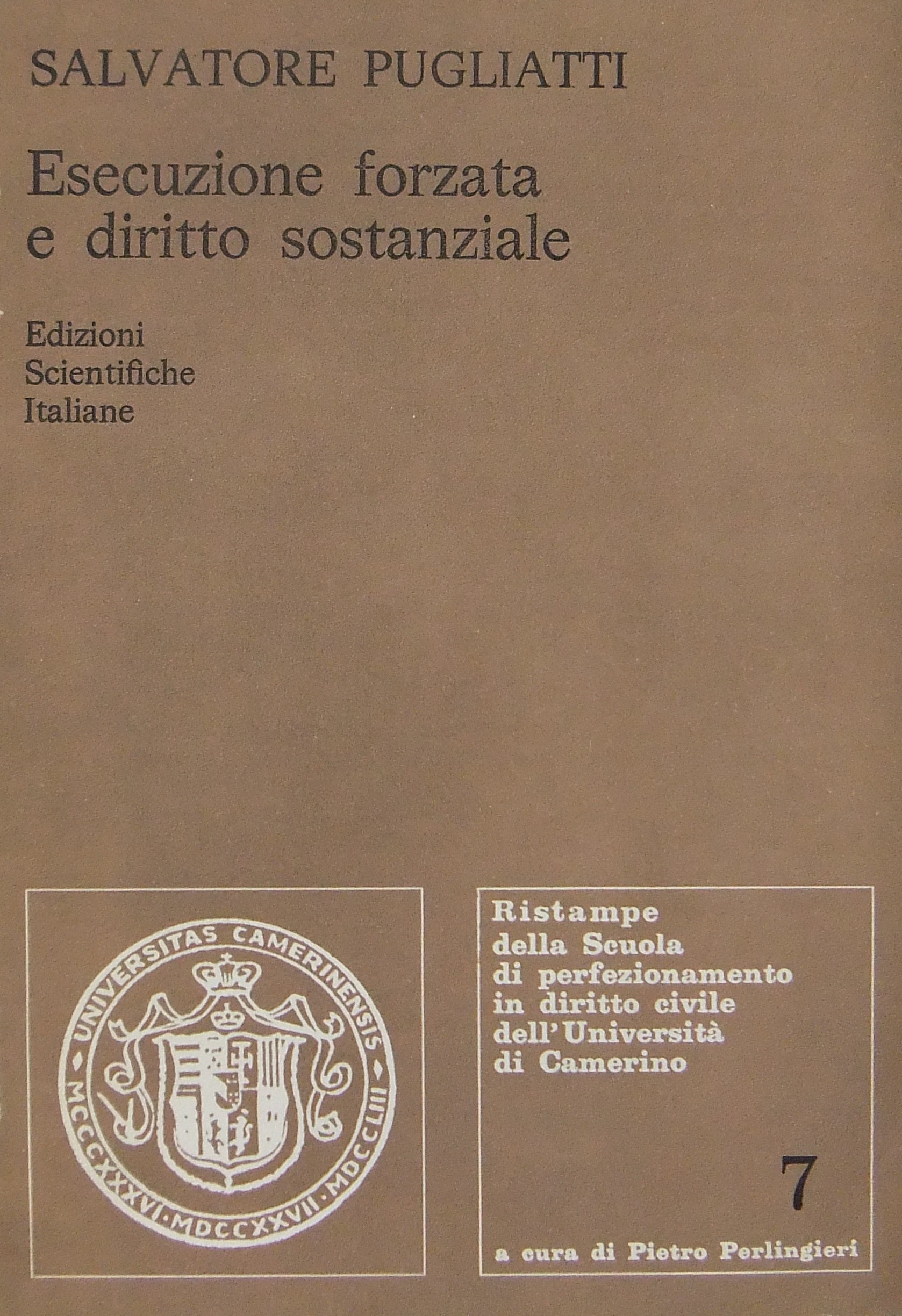 Esecuzione forzata e diritto sostanziale.