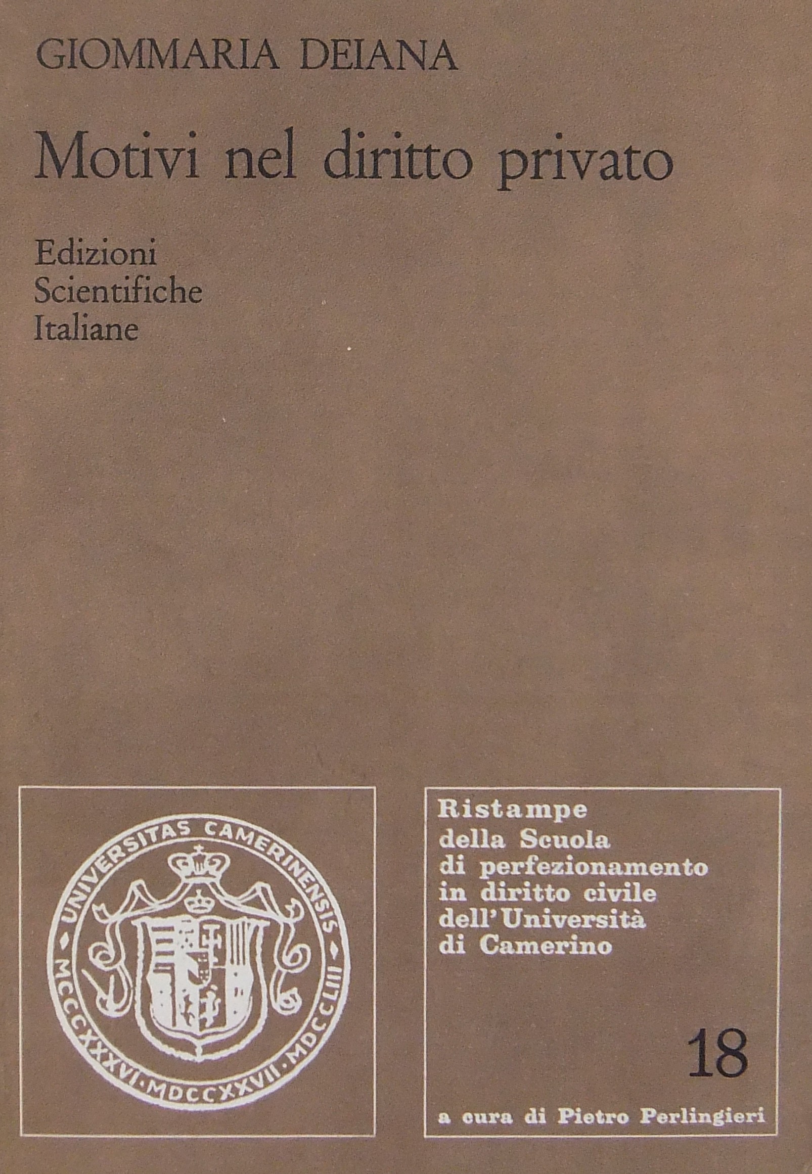 I motivi nel diritto privato.