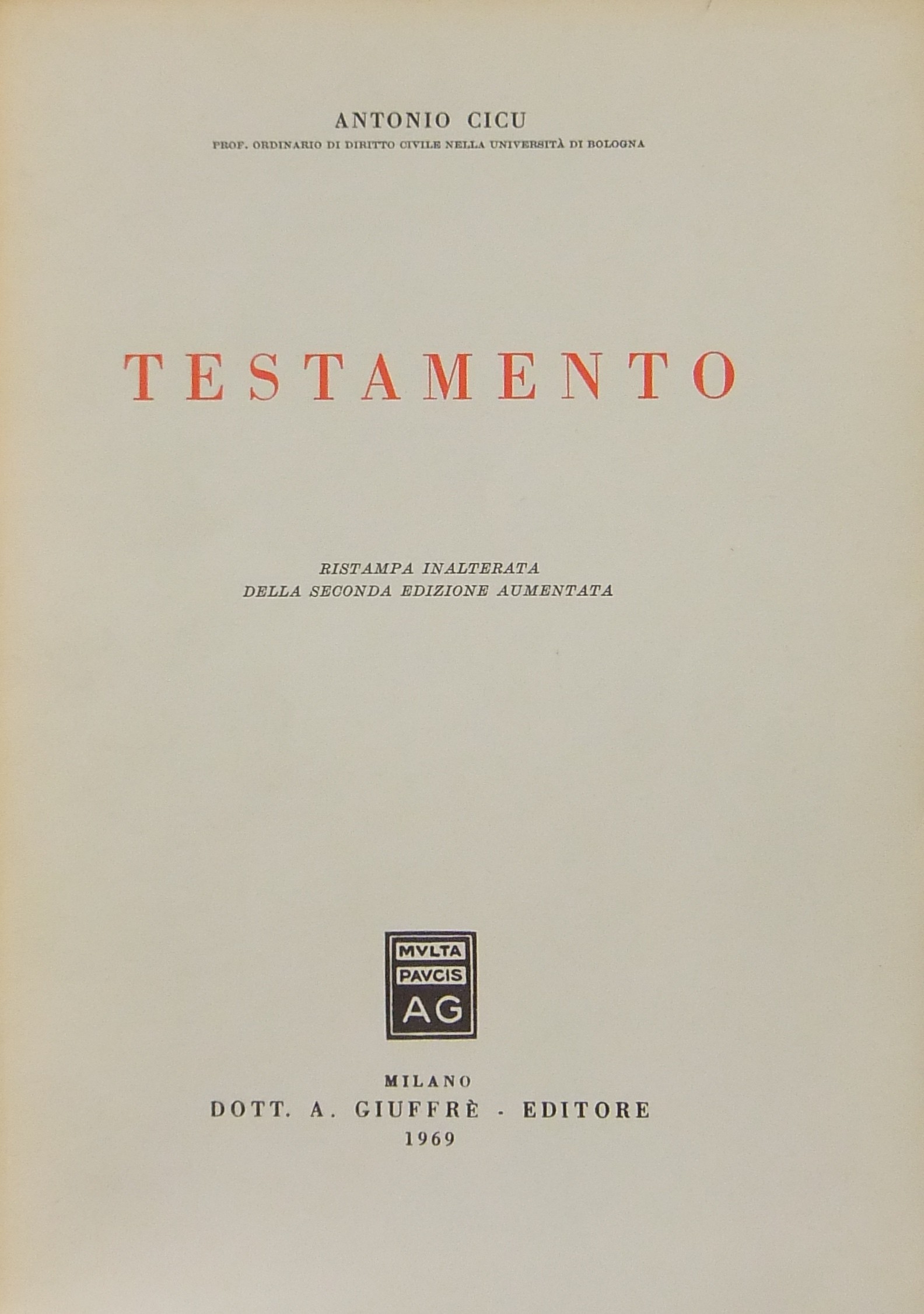 Il testamento