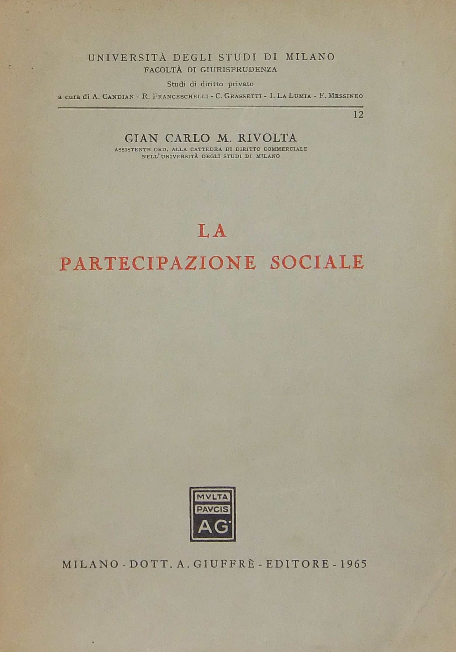 La partecipazione sociale