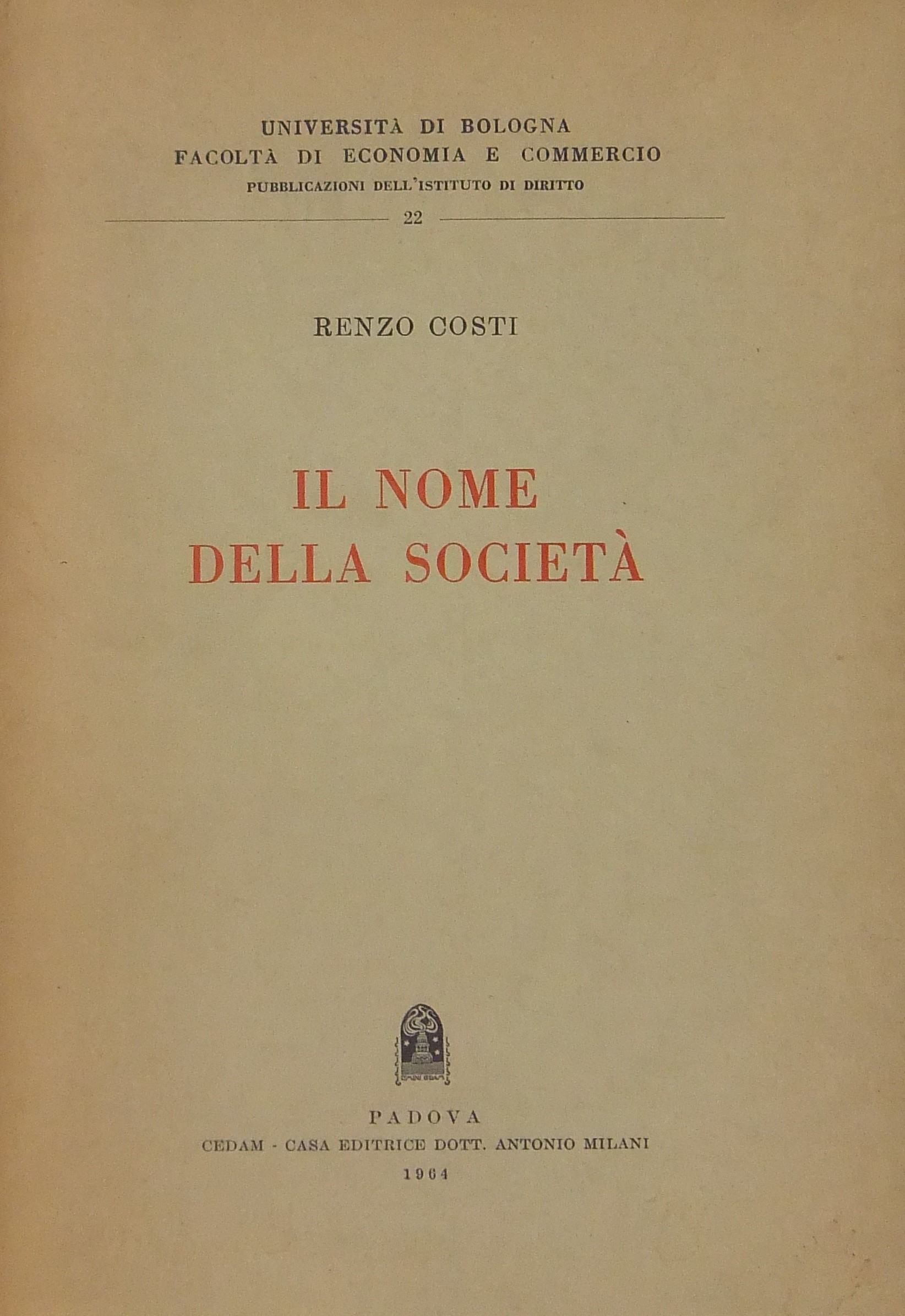 Il nome della società