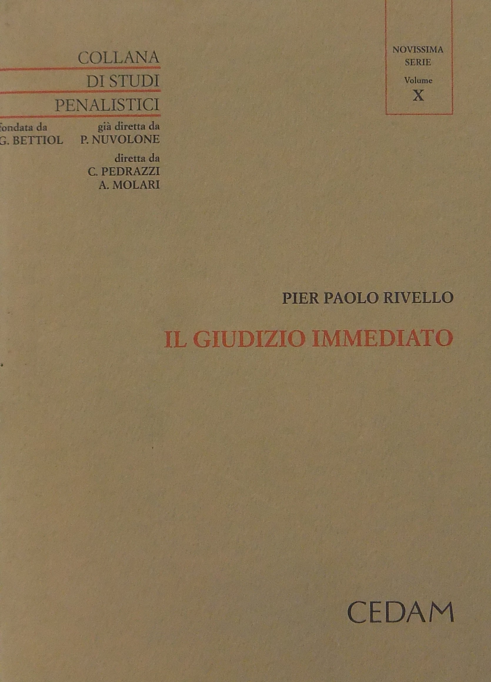 Il giudizio immediato