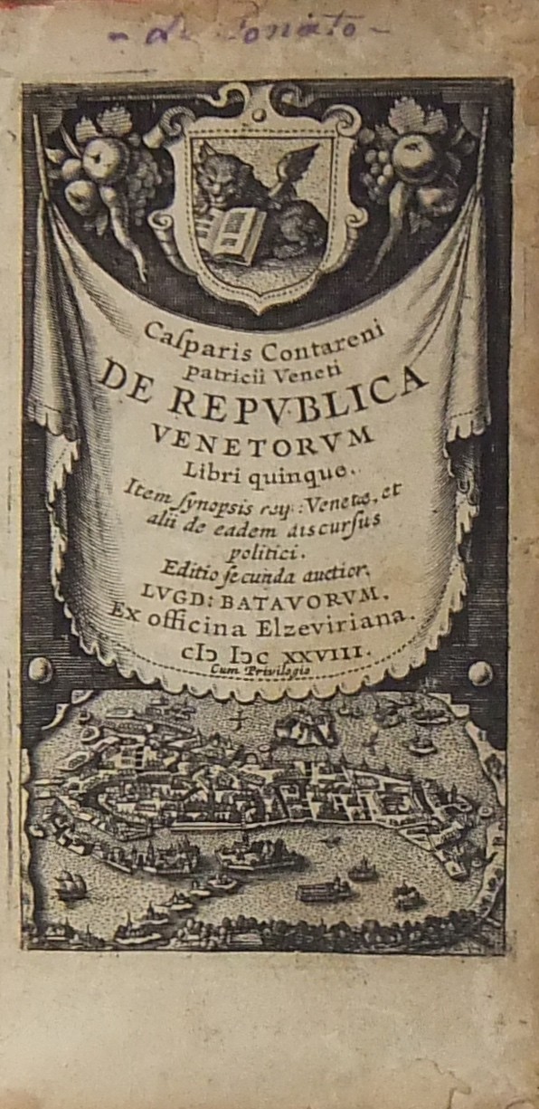 De Republica venetorum Libri quinque. 