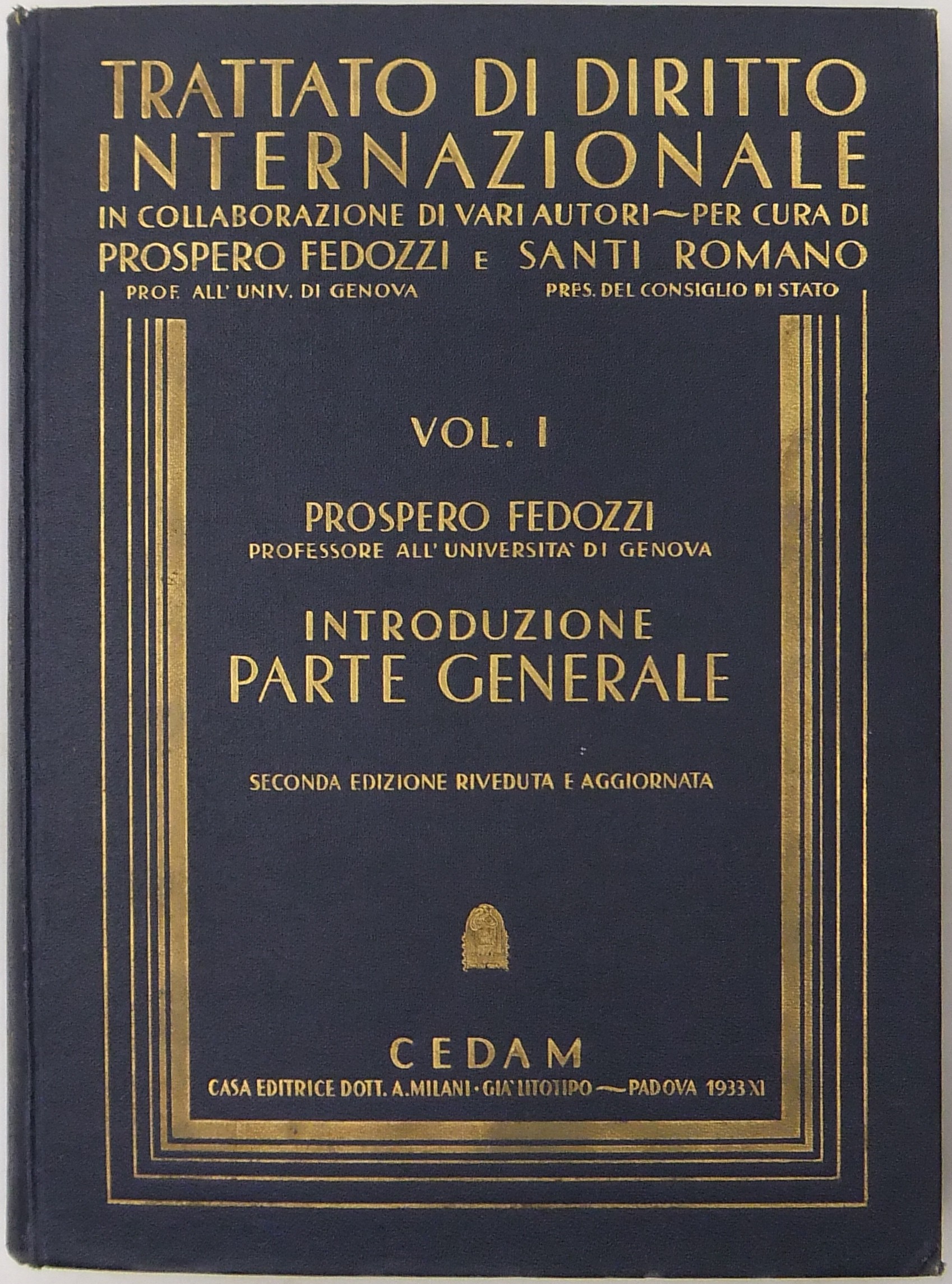 Introduzione al diritto internazionale e Parte generale