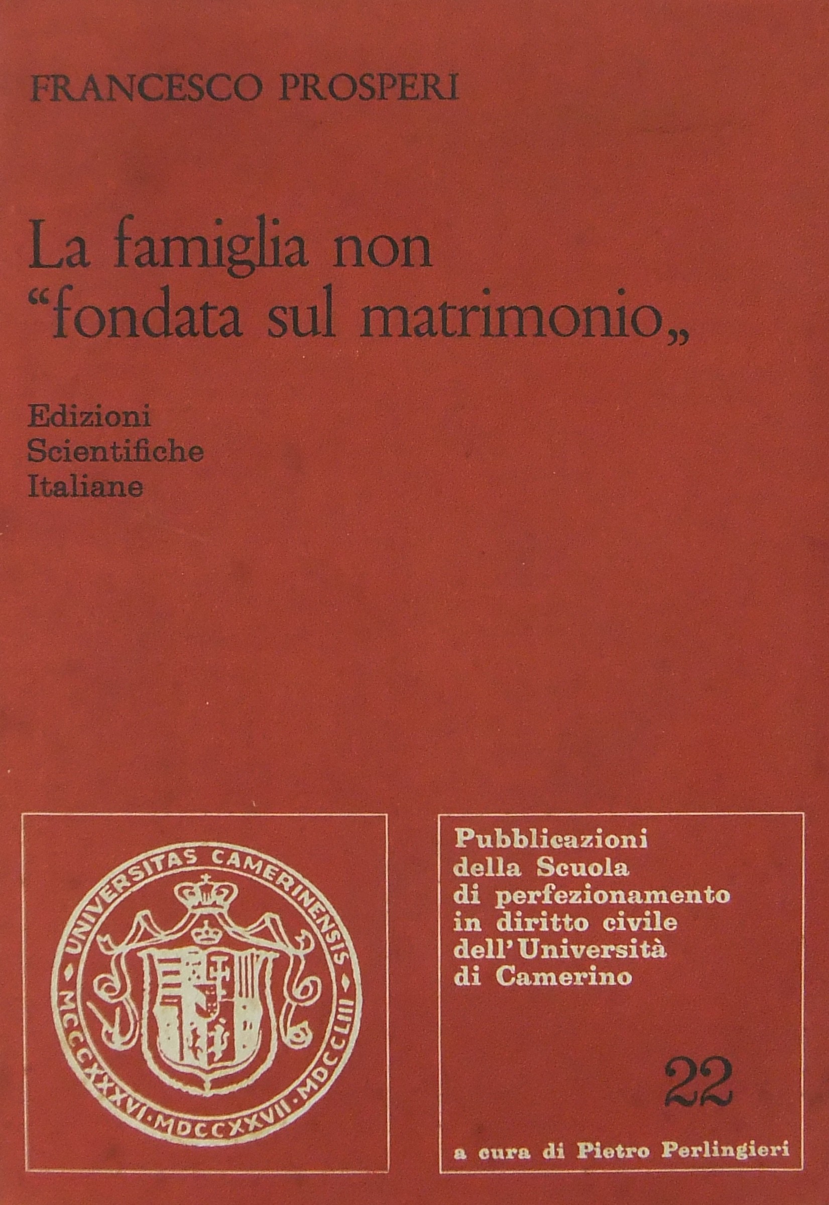 La famiglia non fondata sul matrimonio