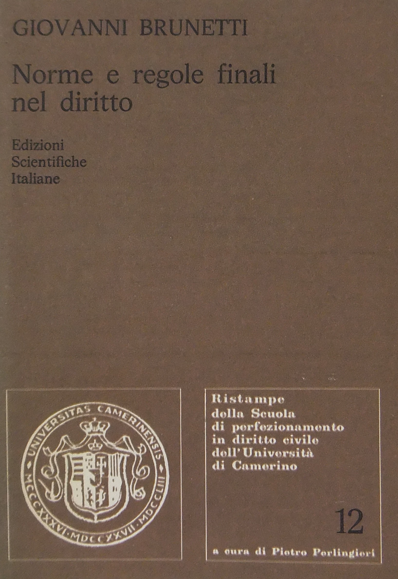 Norme e regole finali nel diritto