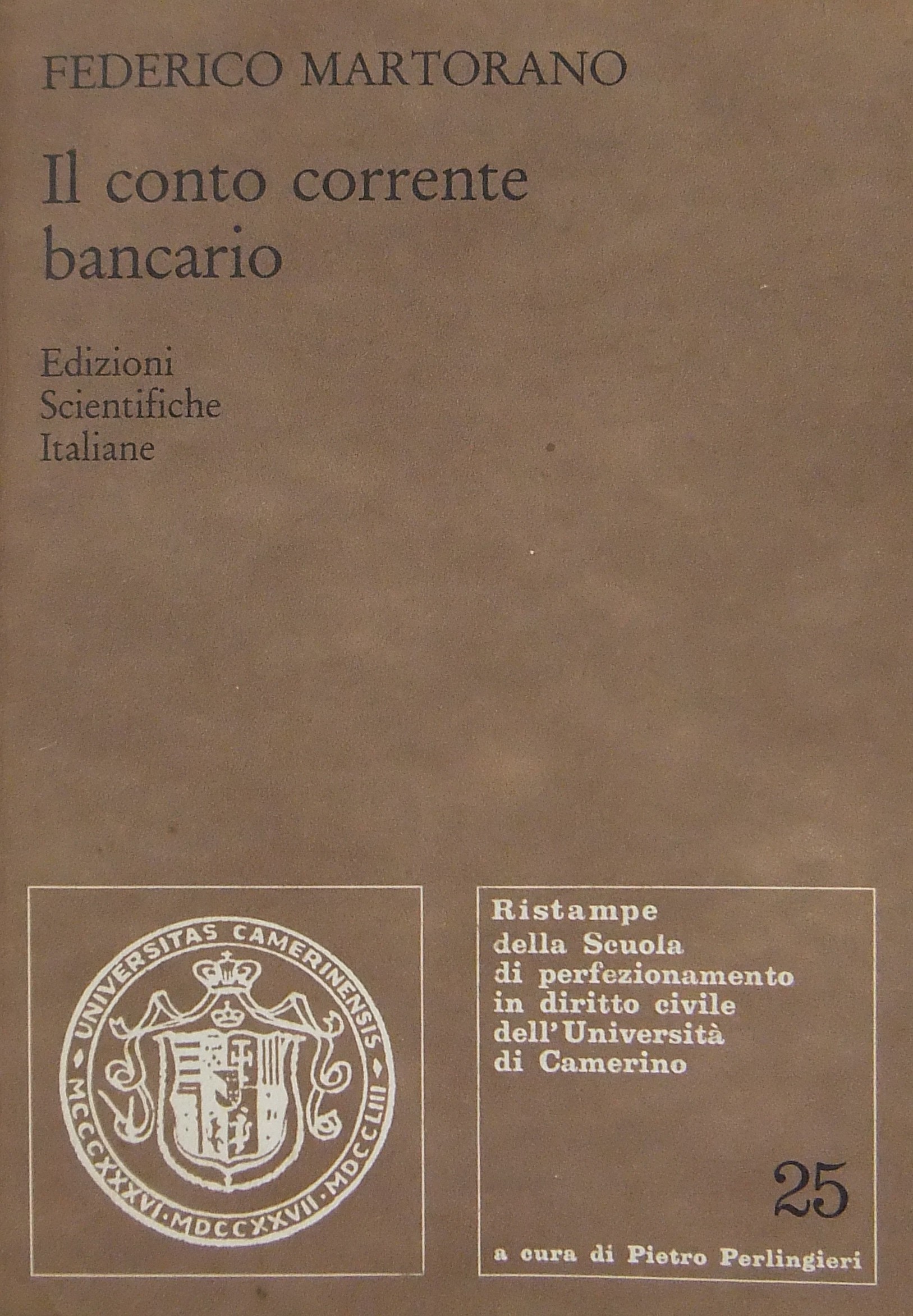 Il conto corrente bancario