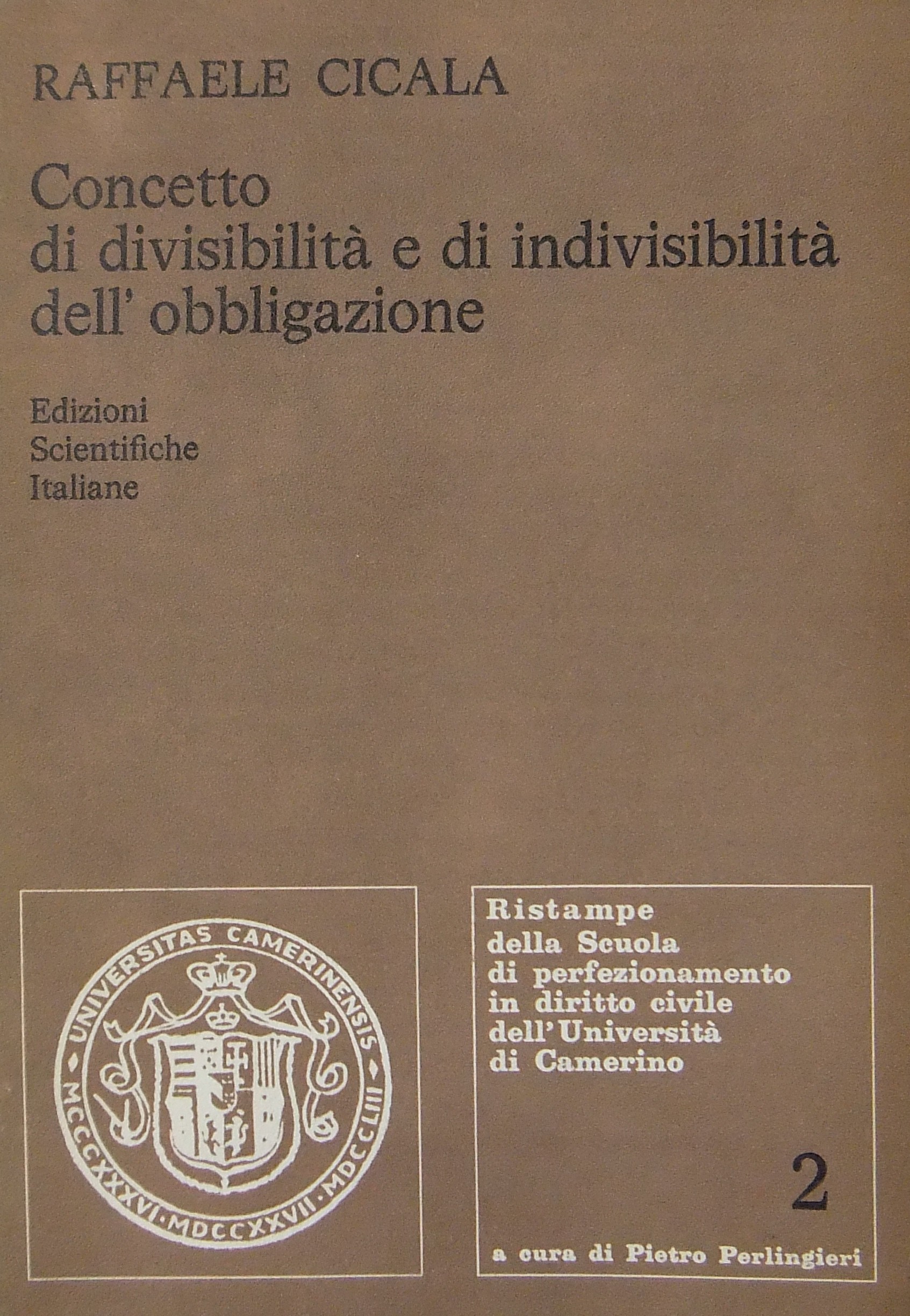 Concetto di divisibilità e di indivisibilità dell'obbligazione