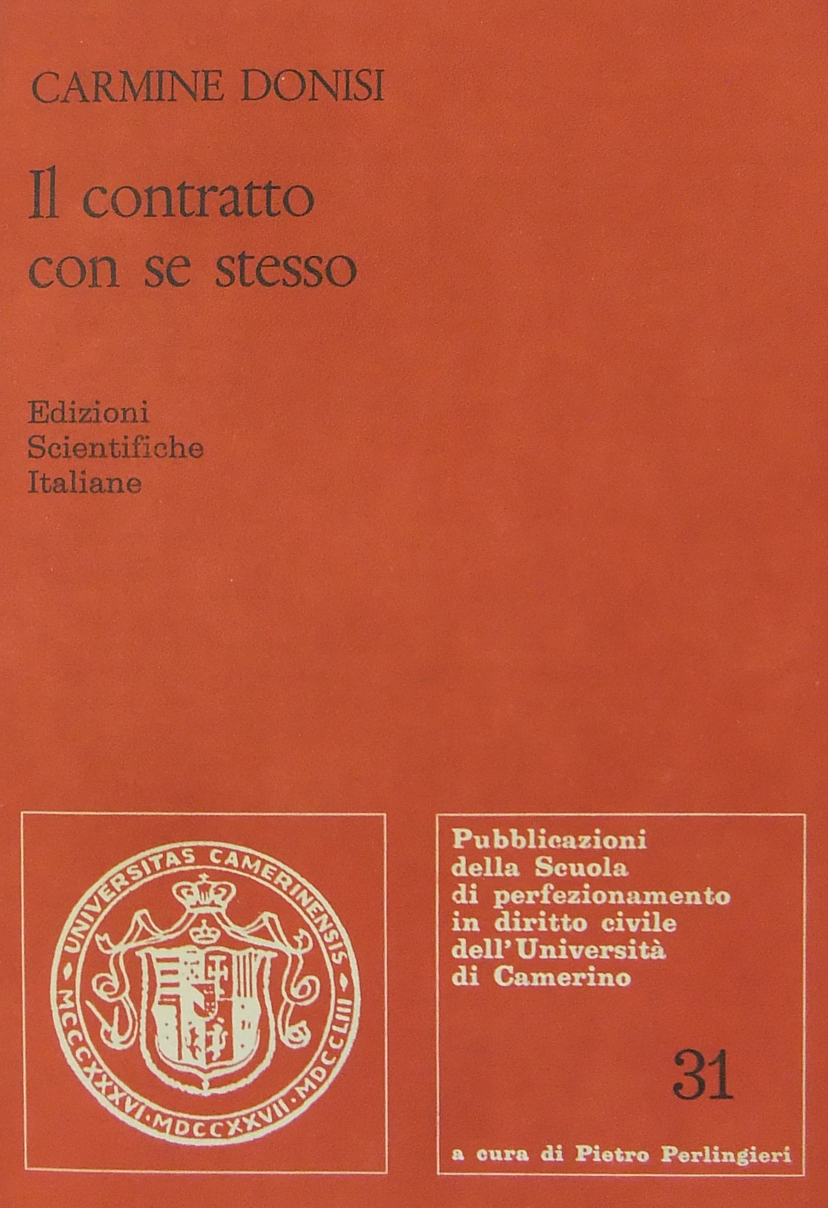 Il contratto con se stesso