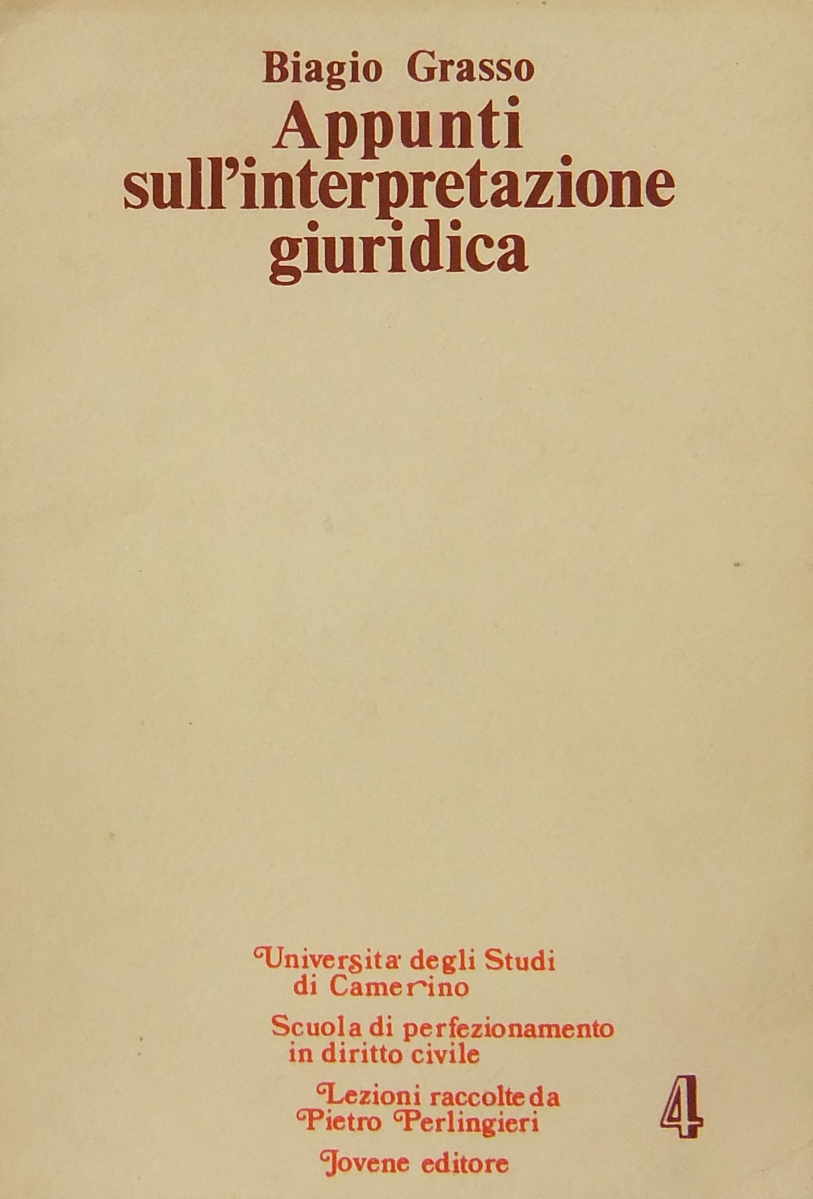 Appunti sull'interpretazione giuridica