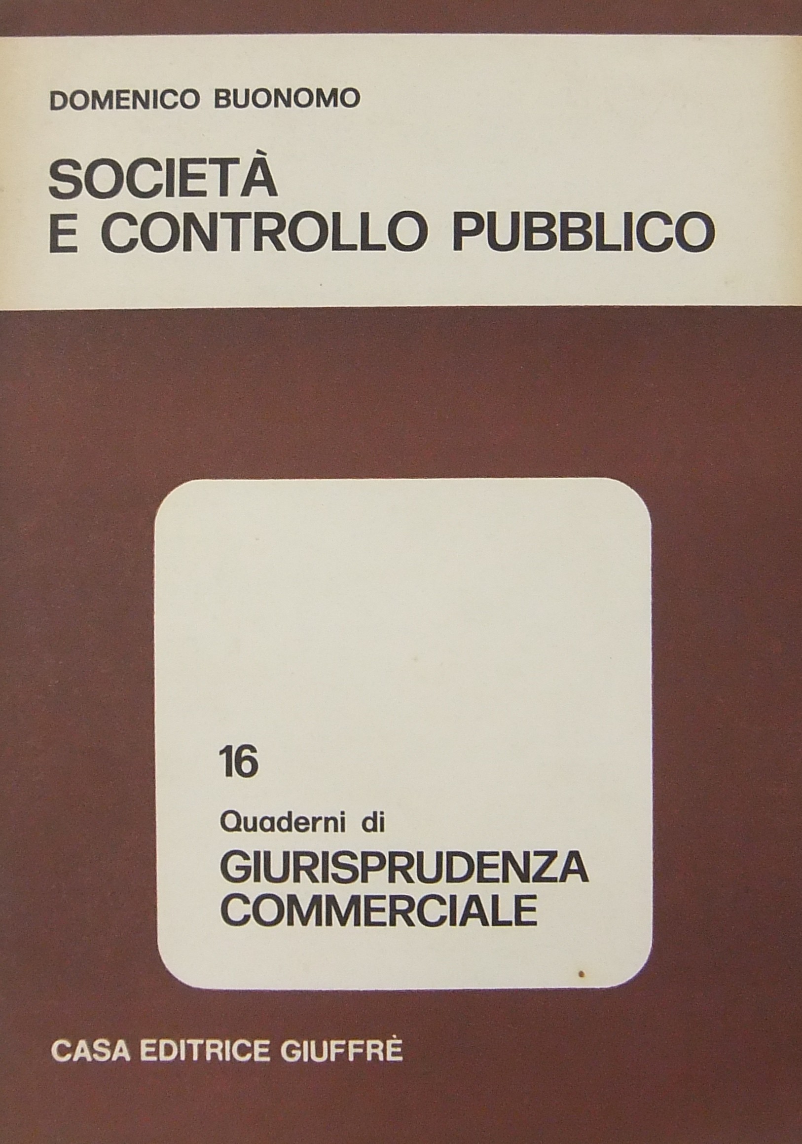 Società e controllo pubblico