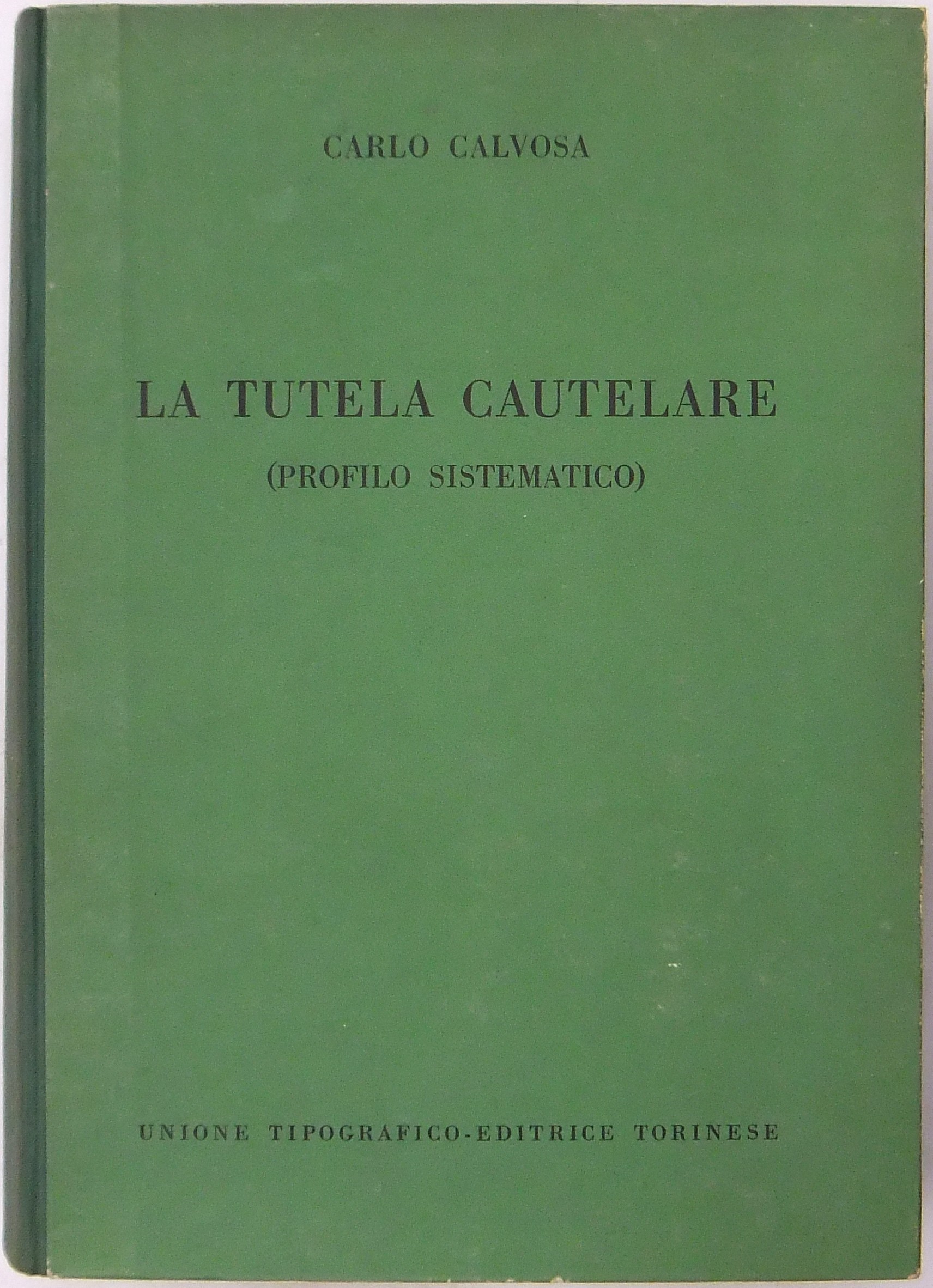 La tutela cautelare (Profilo sistematico)