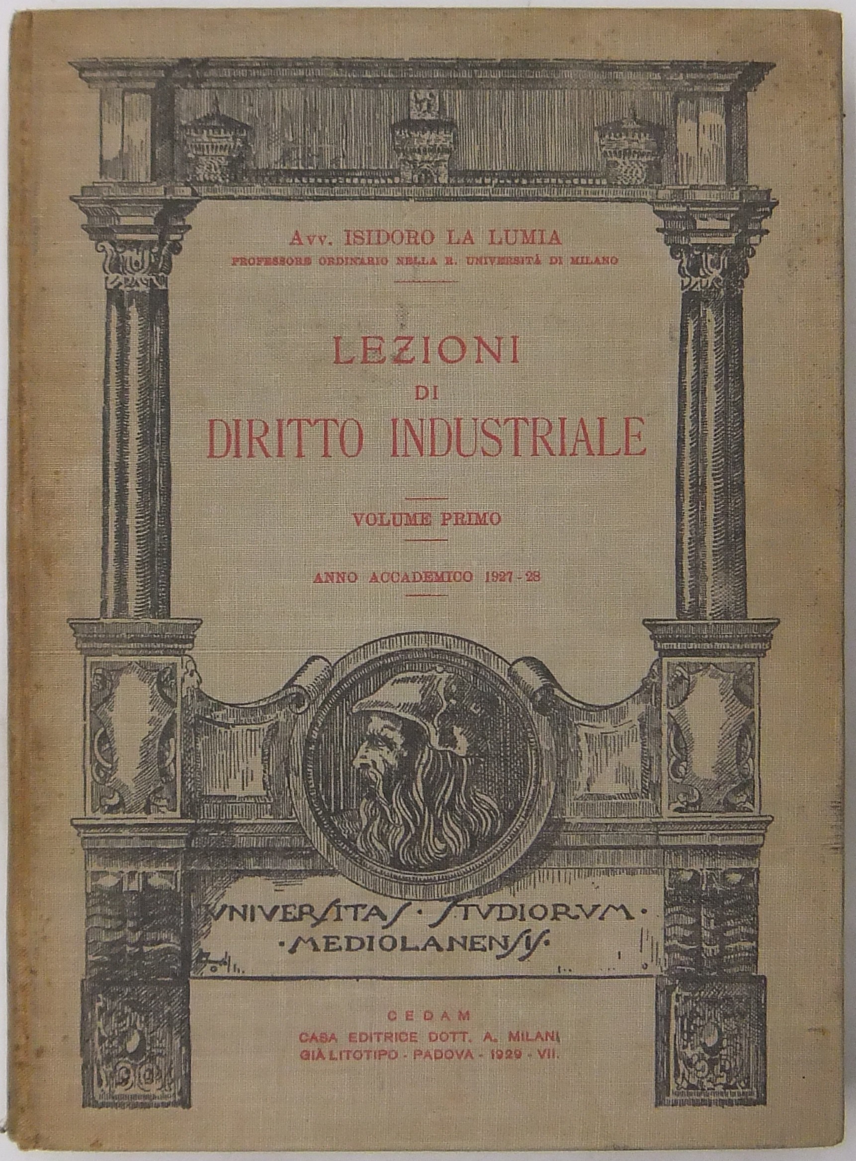 Lezioni di diritto industriale.