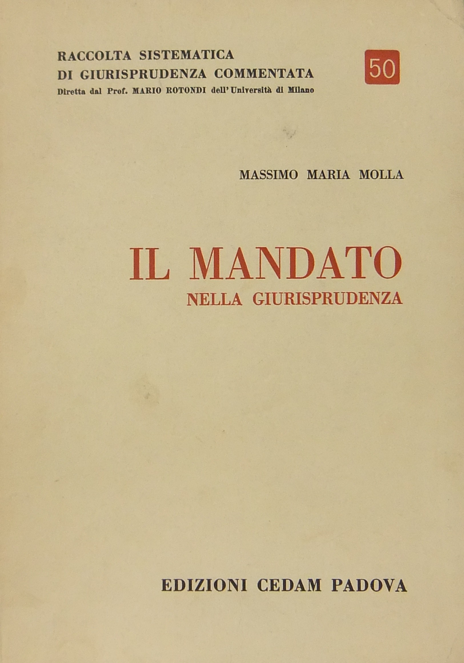 Il mandato nella giurisprudenza