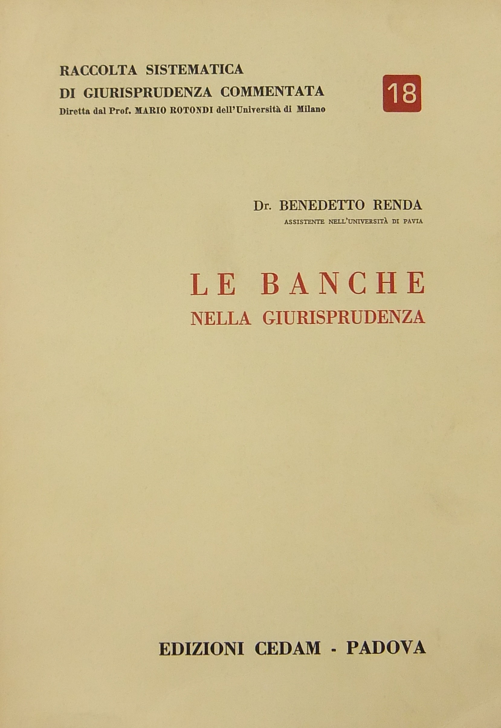 Le banche nella giurisprudenza